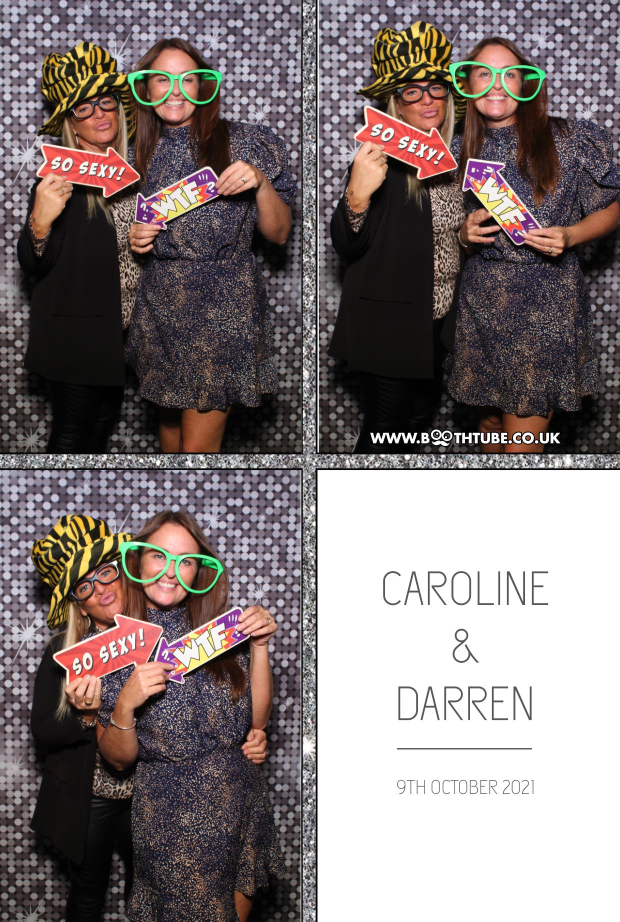 Caroline and Darren | View more photos from the event at gallery.boothtube.co.uk/u/BoothtubeLtd/Caroline-and-Darren