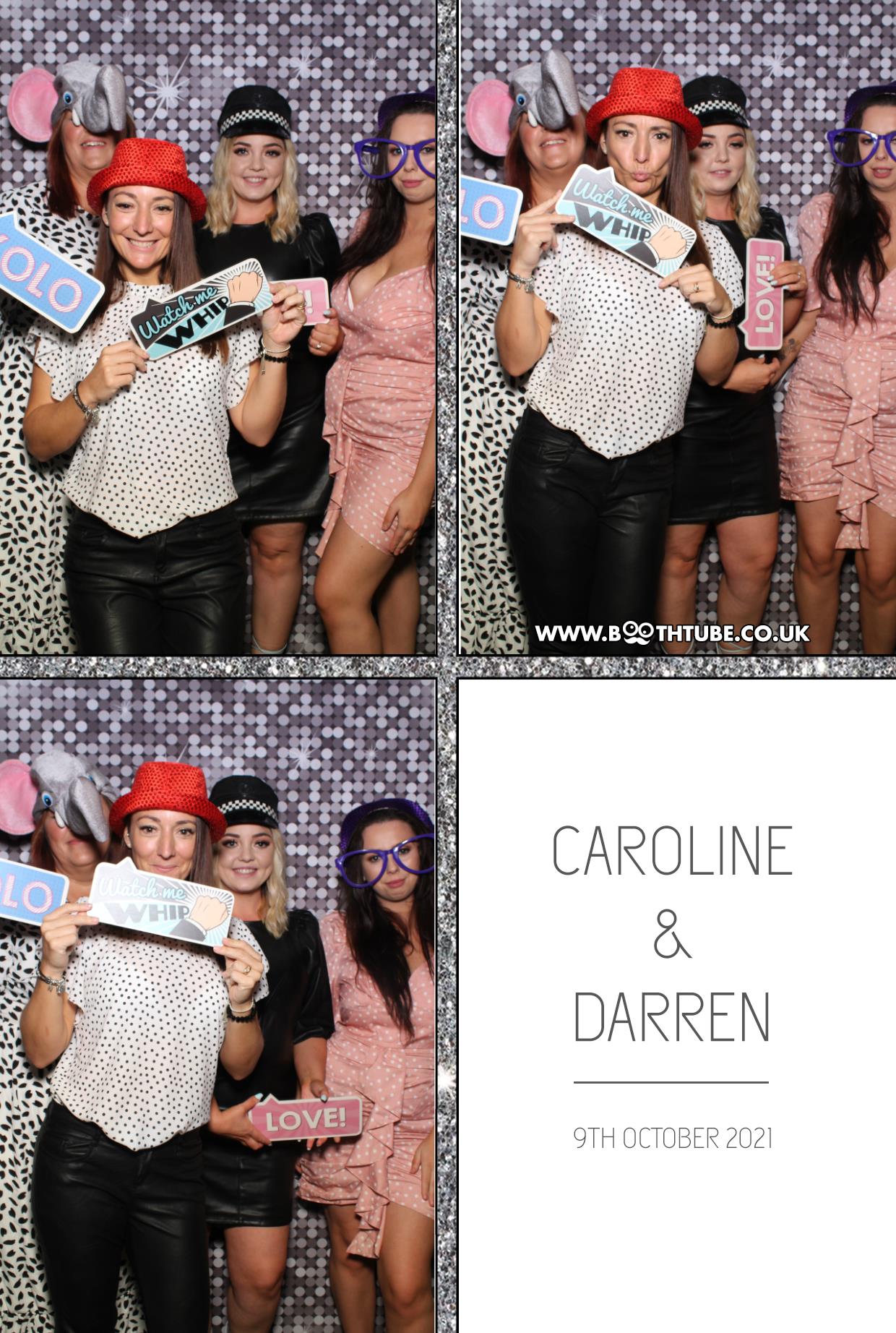 Caroline and Darren | View more photos from the event at gallery.boothtube.co.uk/u/BoothtubeLtd/Caroline-and-Darren