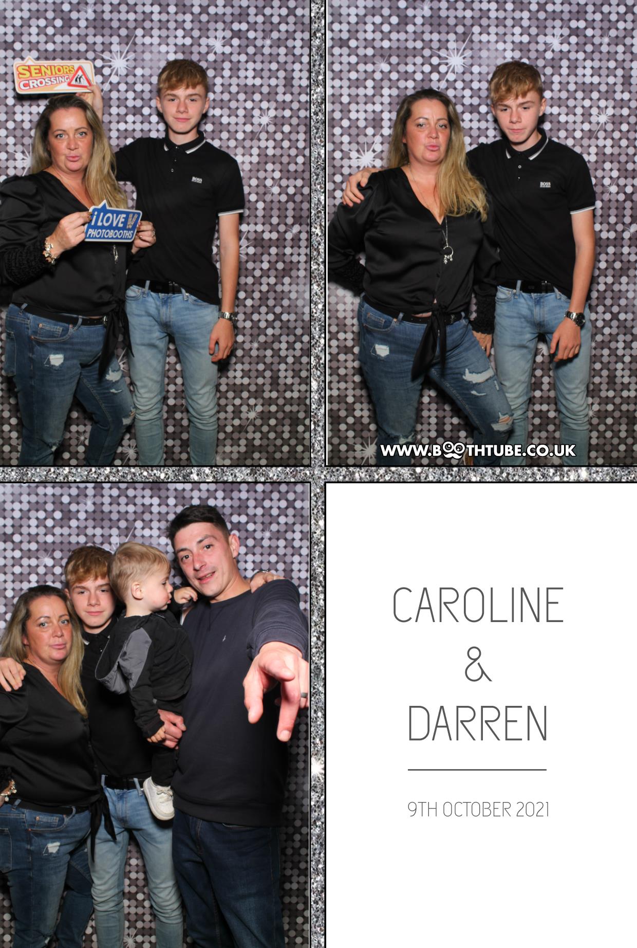 Caroline and Darren | View more photos from the event at gallery.boothtube.co.uk/u/BoothtubeLtd/Caroline-and-Darren