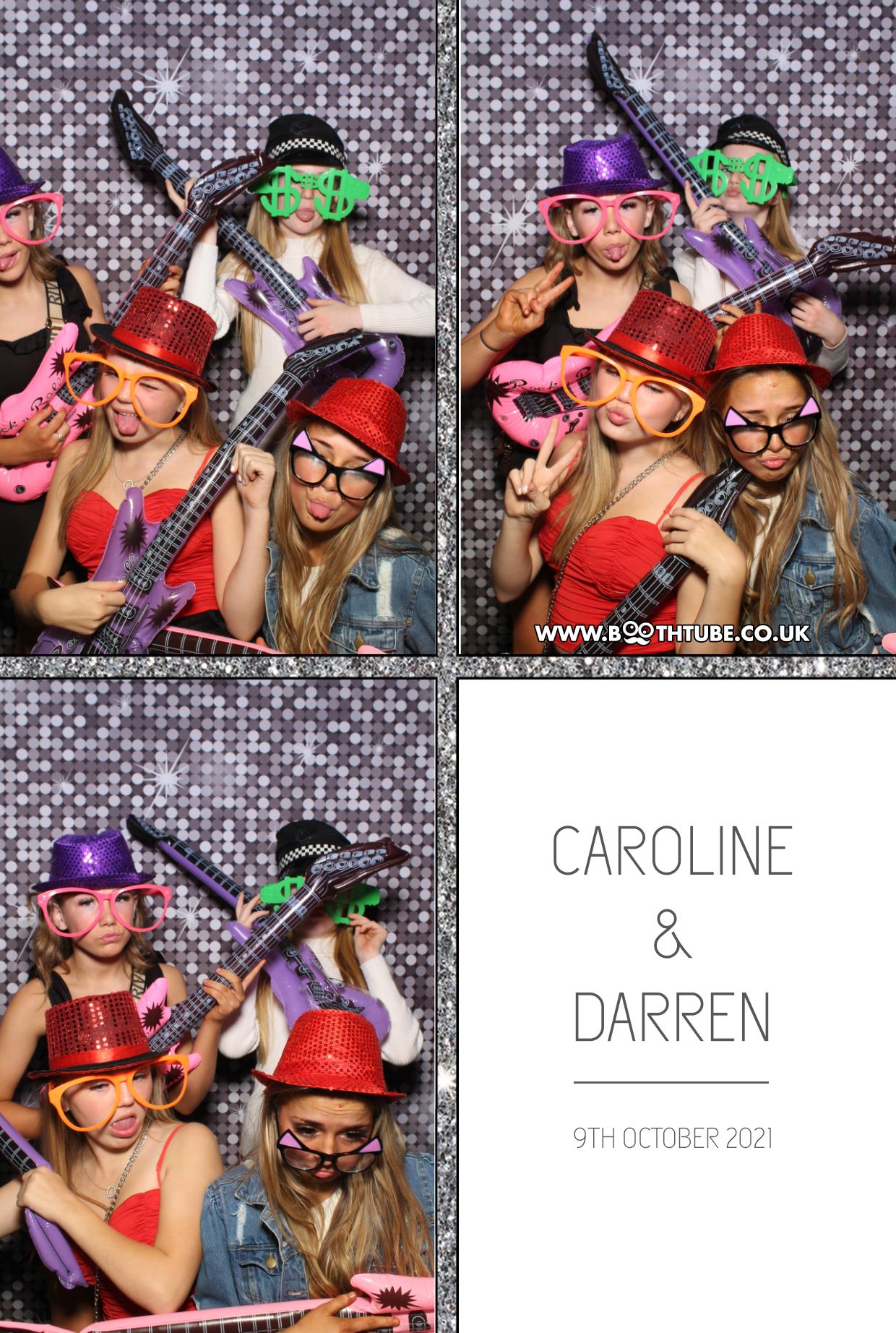 Caroline and Darren | View more photos from the event at gallery.boothtube.co.uk/u/BoothtubeLtd/Caroline-and-Darren