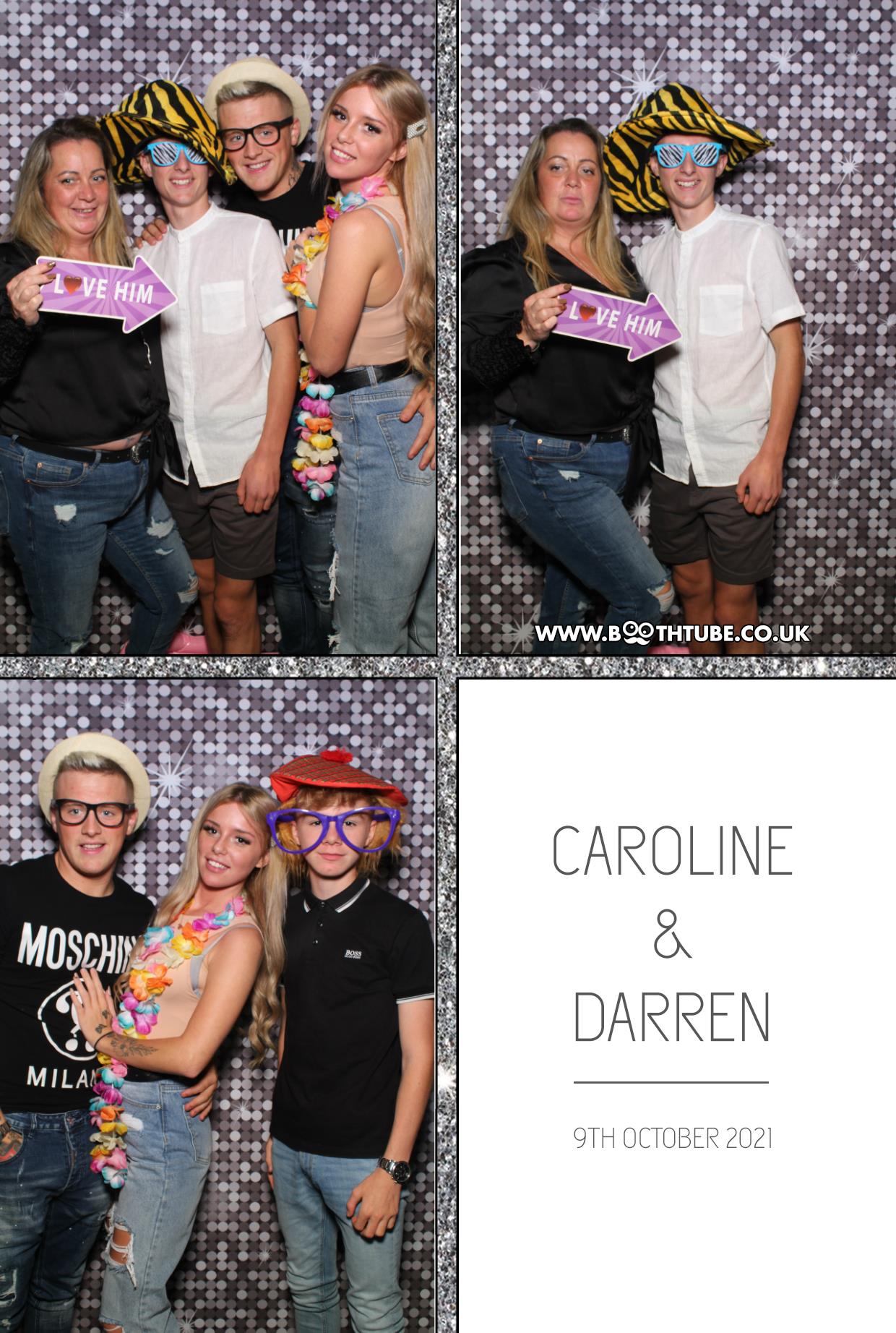 Caroline and Darren | View more photos from the event at gallery.boothtube.co.uk/u/BoothtubeLtd/Caroline-and-Darren