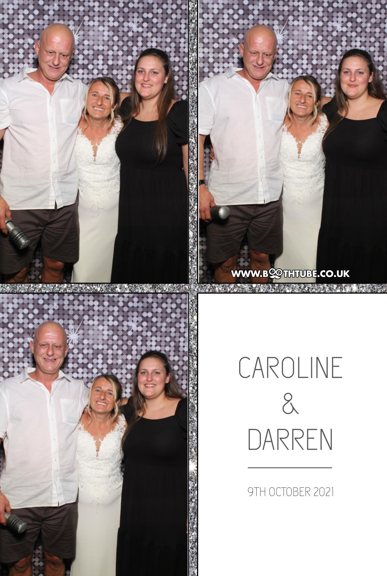 Caroline and Darren | View more photos from the event at gallery.boothtube.co.uk/u/BoothtubeLtd/Caroline-and-Darren