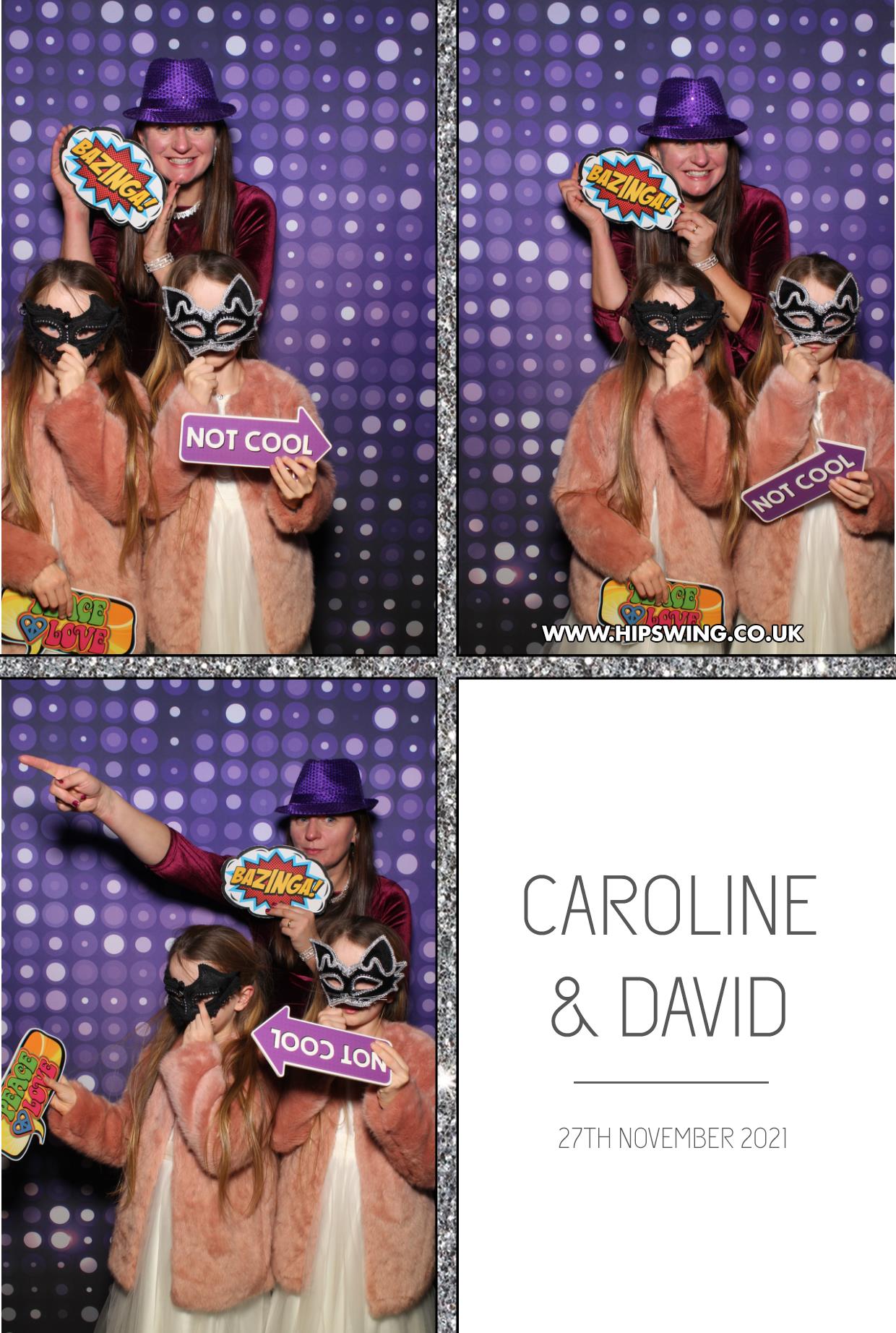 Caroline and David | View more photos from the event at gallery.boothtube.co.uk/u/BoothtubeLtd/Caroline-and-David