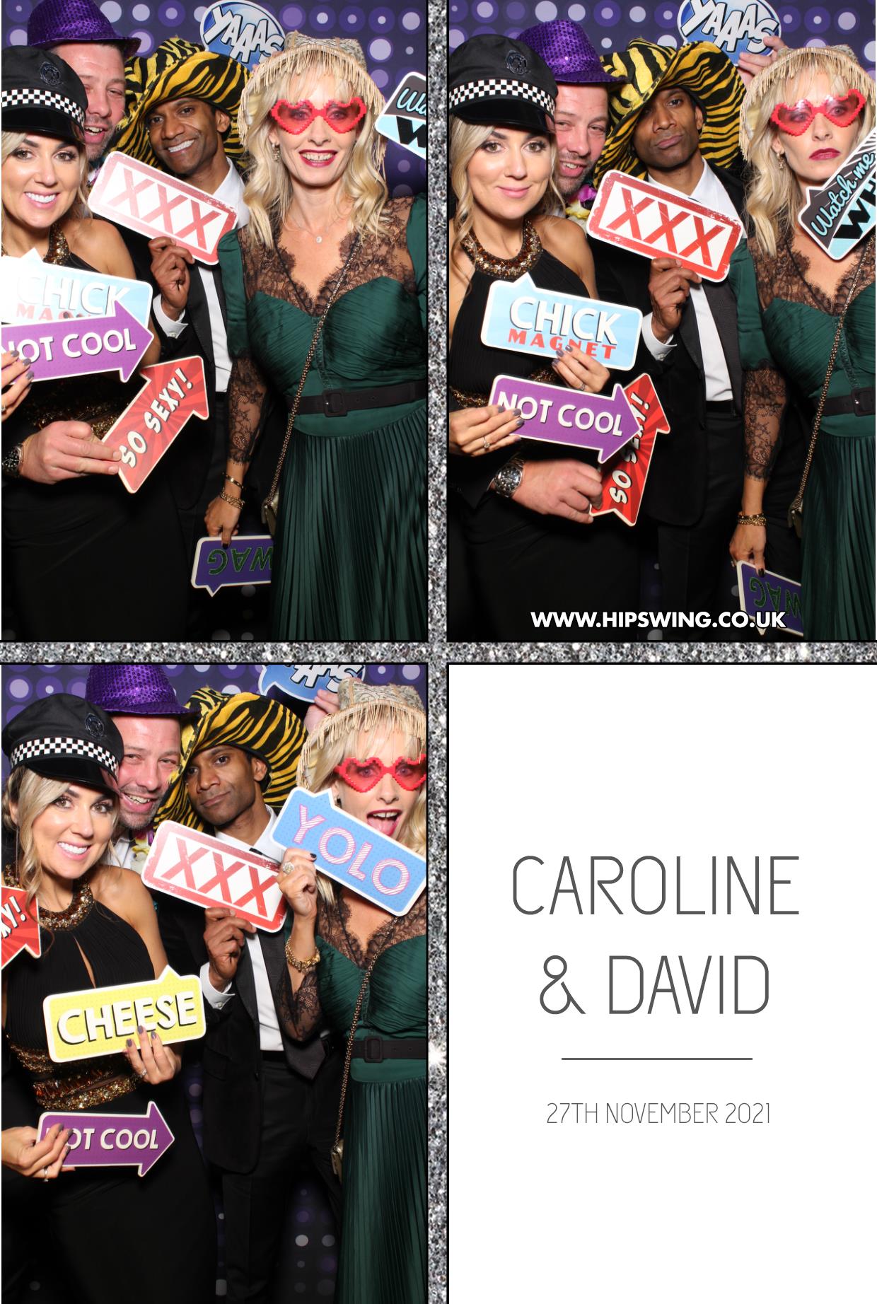 Caroline and David | View more photos from the event at gallery.boothtube.co.uk/u/BoothtubeLtd/Caroline-and-David