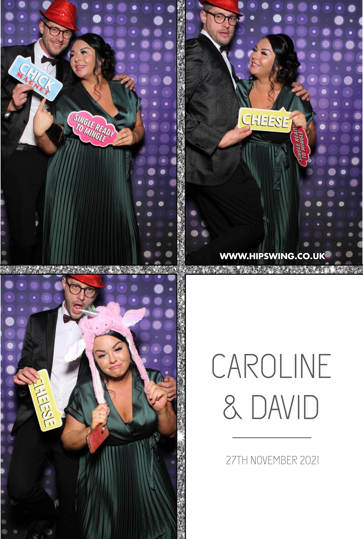 Caroline and David | View more photos from the event at gallery.boothtube.co.uk/u/BoothtubeLtd/Caroline-and-David