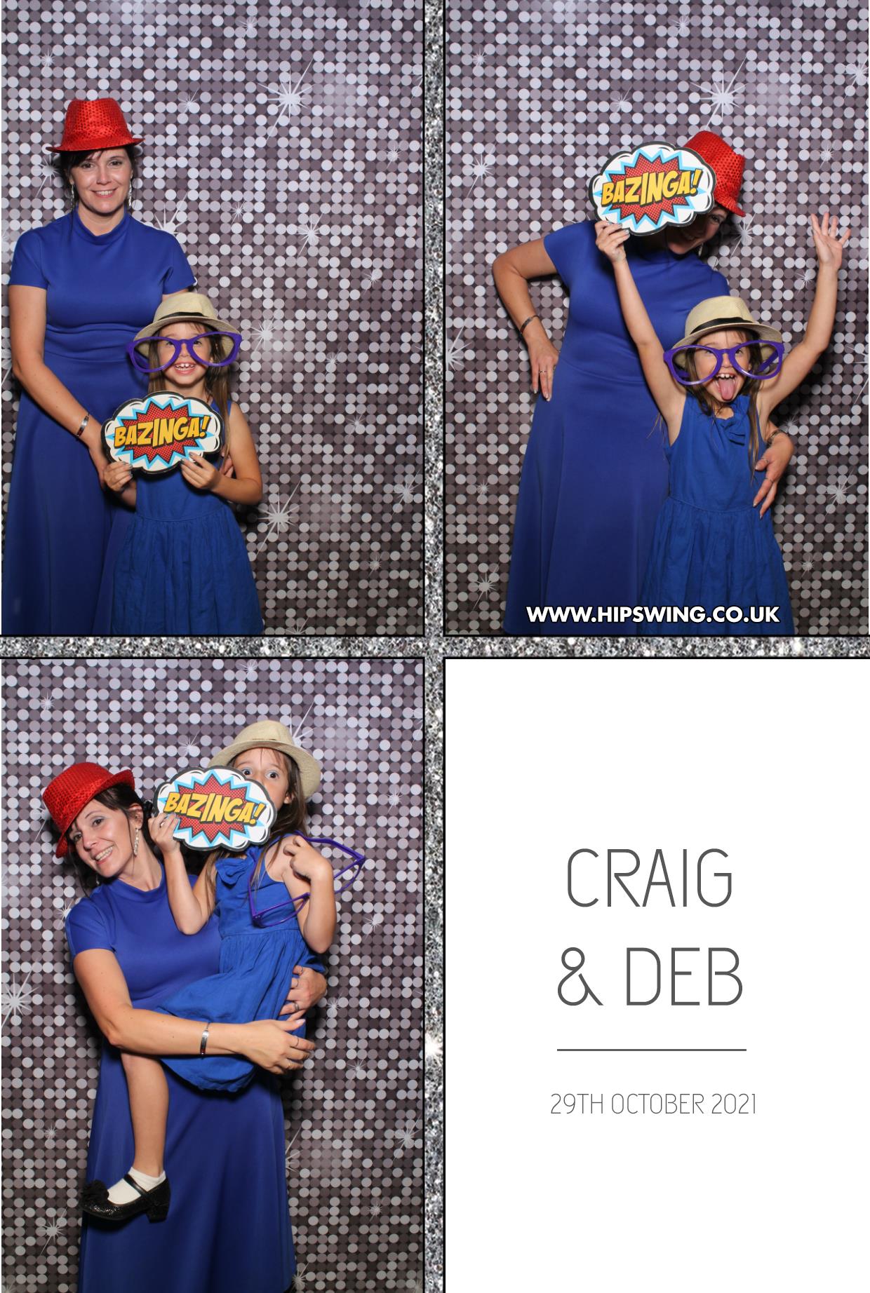 Deborah and Craig | View more photos from the event at gallery.boothtube.co.uk/u/BoothtubeLtd/Deborah-and-Craig