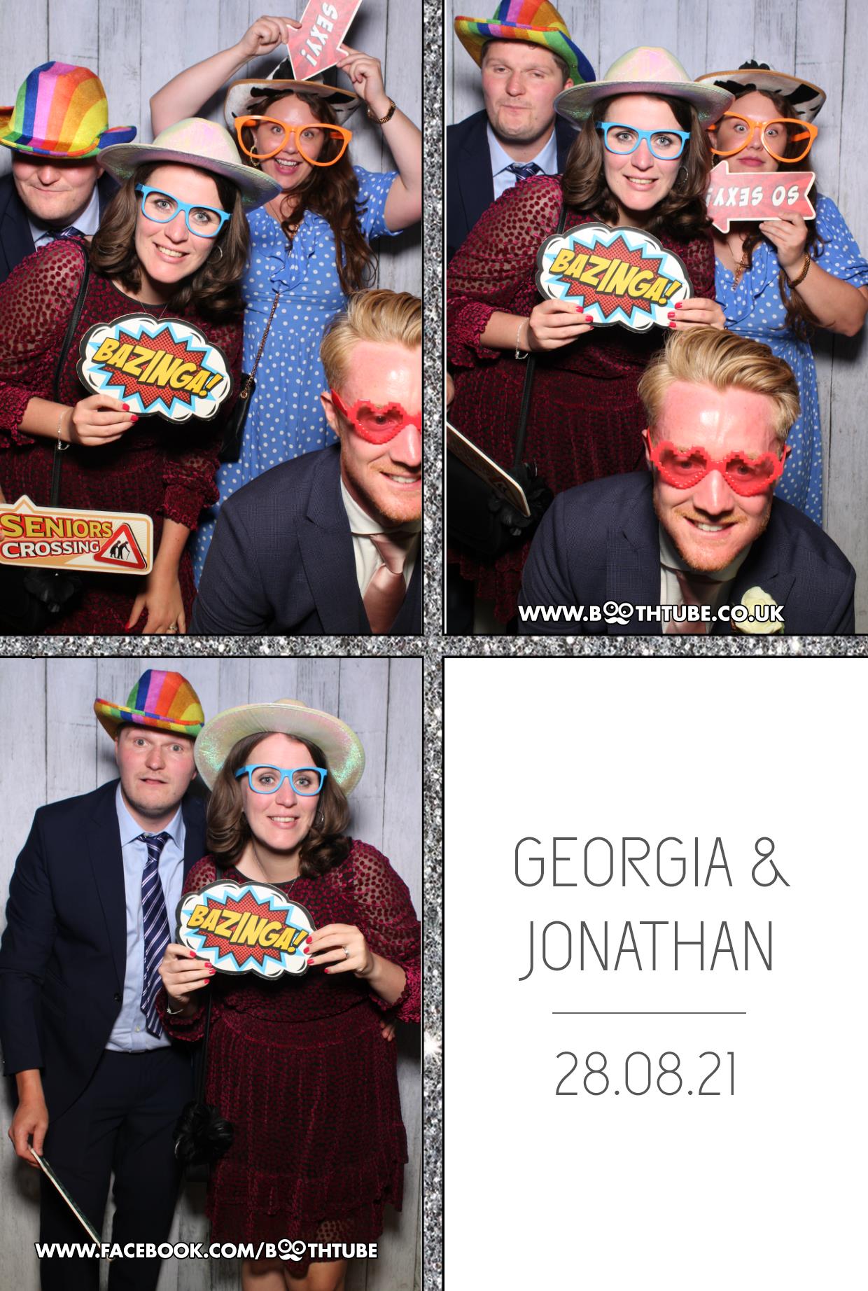 Georgia and Jonathan | View more photos from the event at gallery.boothtube.co.uk/u/BoothtubeLtd/Georgia-and-Jonathan