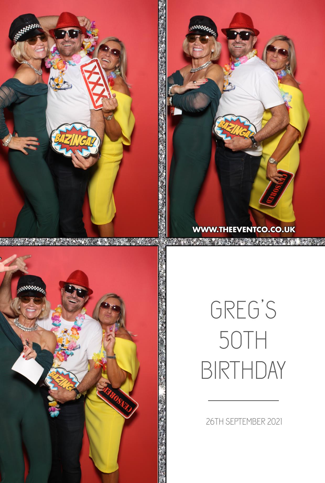 Greg's 50th Birthday | View more photos from the event at gallery.boothtube.co.uk/u/BoothtubeLtd/Gregs-50th-Birthday