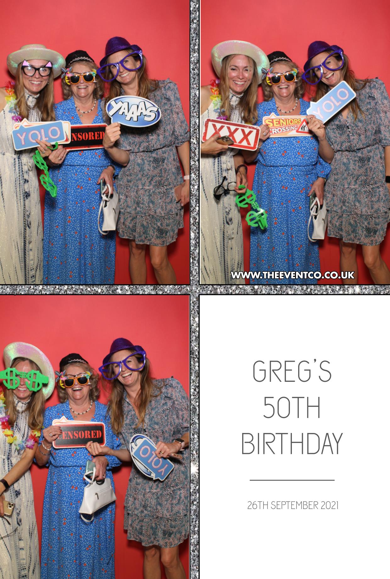 Greg's 50th Birthday | View more photos from the event at gallery.boothtube.co.uk/u/BoothtubeLtd/Gregs-50th-Birthday