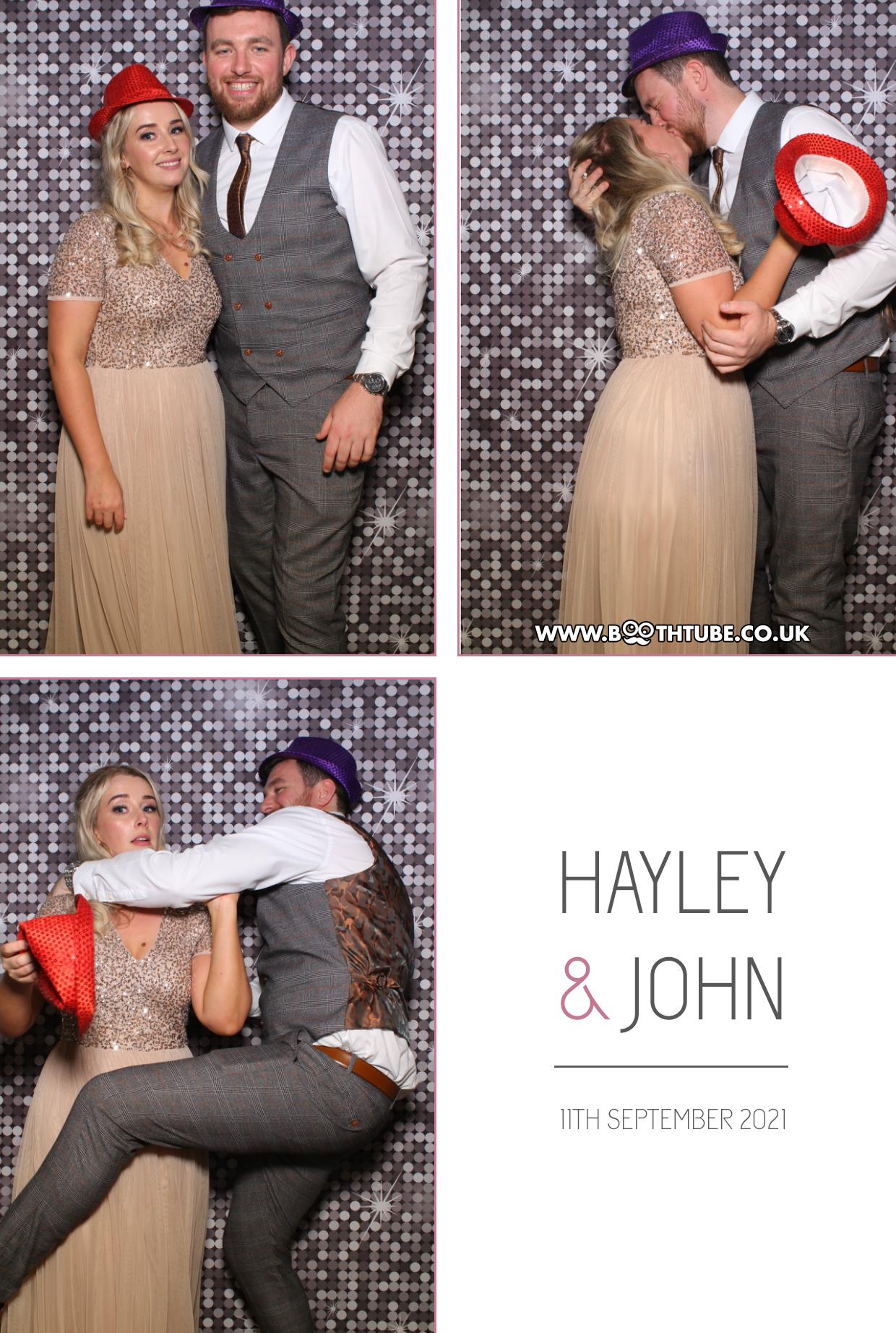 Hayley and John | View more photos from the event at gallery.boothtube.co.uk/u/BoothtubeLtd/Hayley-and-John