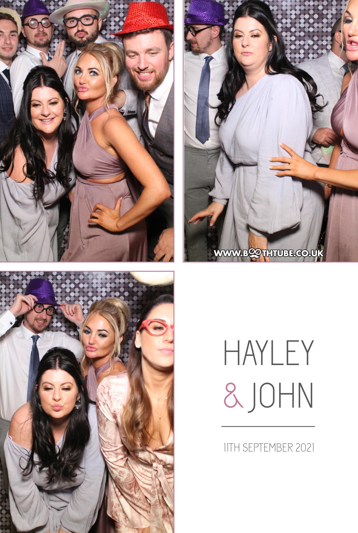 Hayley and John | View more photos from the event at gallery.boothtube.co.uk/u/BoothtubeLtd/Hayley-and-John