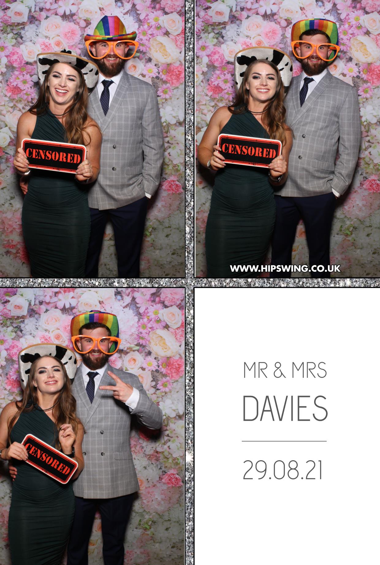 Mr & Mrs Davies | View more photos from the event at gallery.boothtube.co.uk/u/BoothtubeLtd/Mr-Mrs-Davies