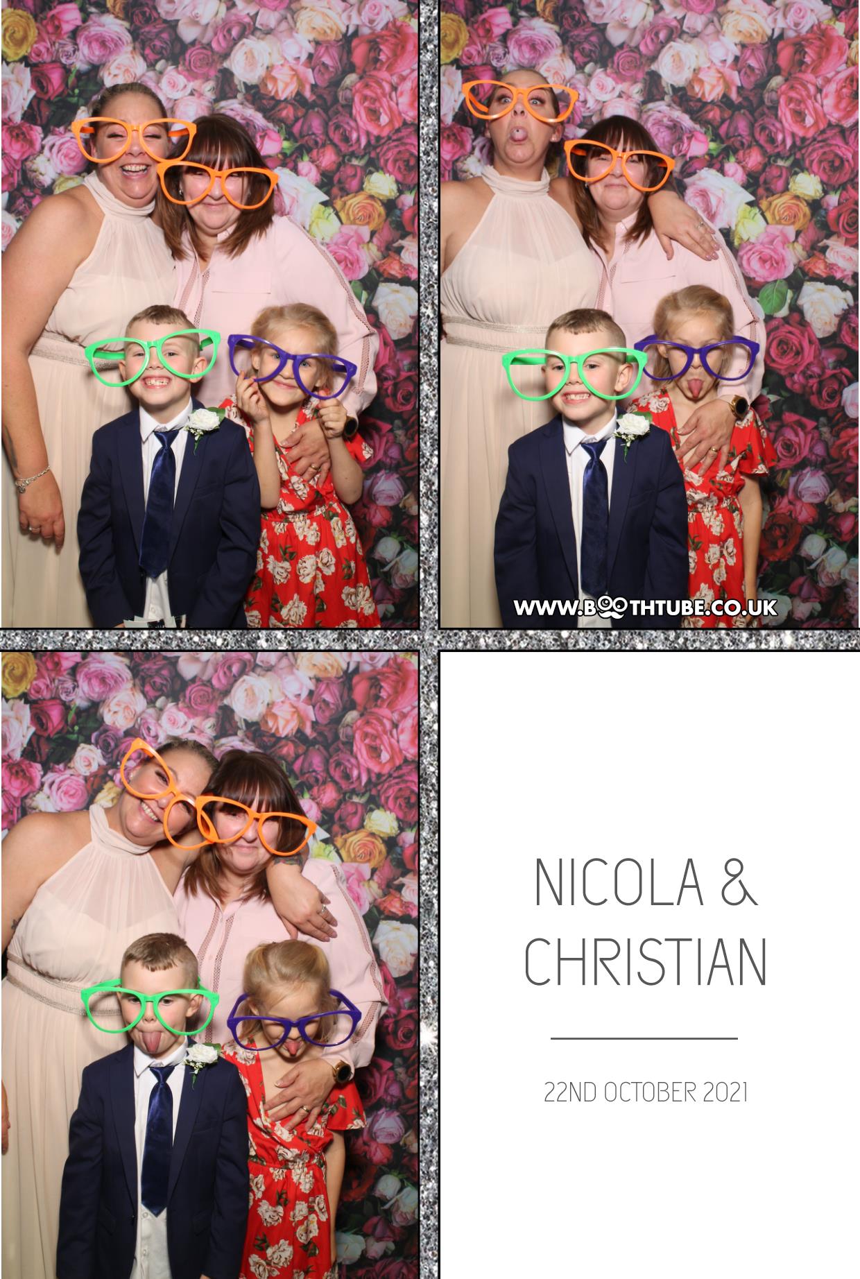 Nicola and Christian | View more photos from the event at gallery.boothtube.co.uk/u/BoothtubeLtd/Nicola-and-Christian