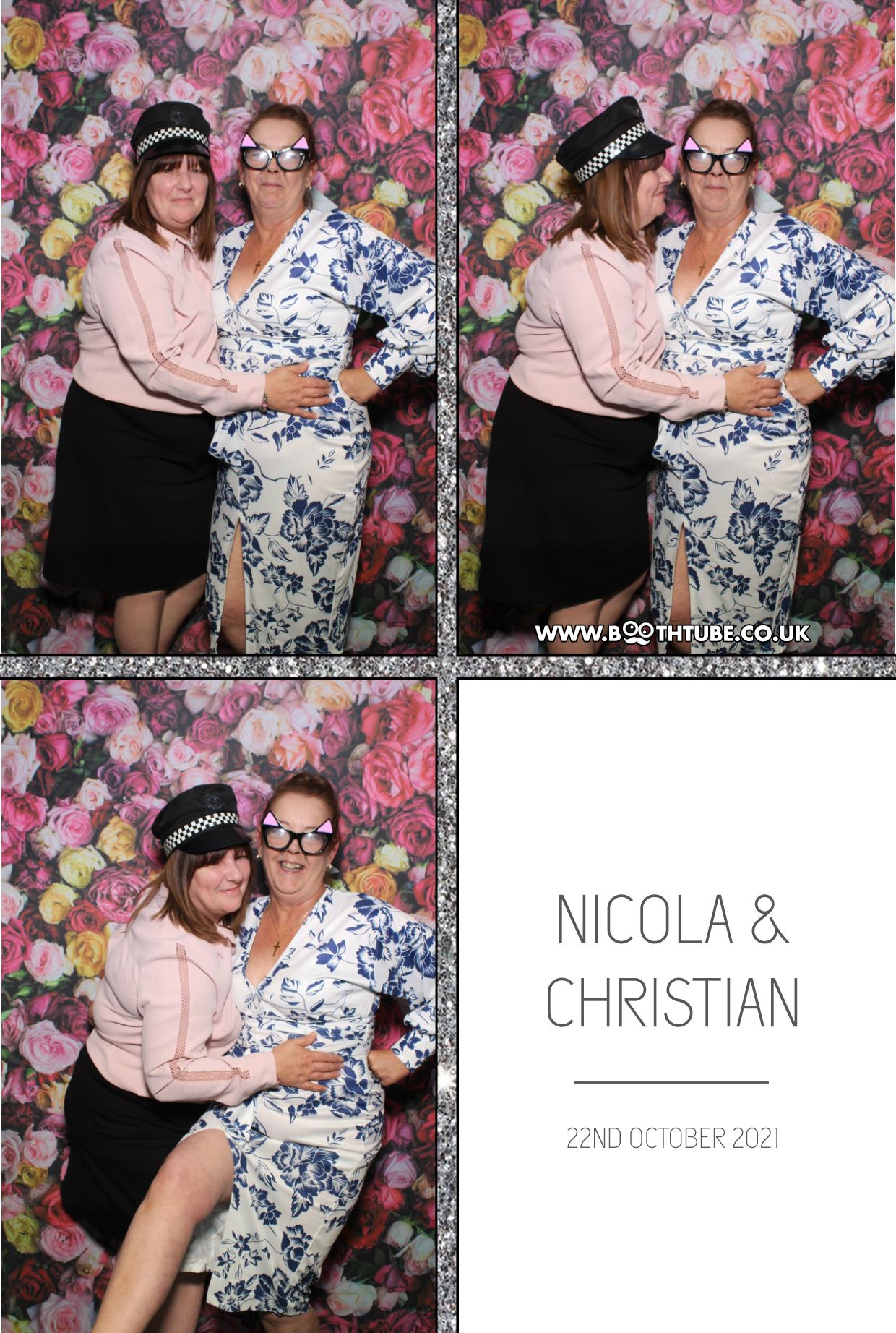 Nicola and Christian | View more photos from the event at gallery.boothtube.co.uk/u/BoothtubeLtd/Nicola-and-Christian