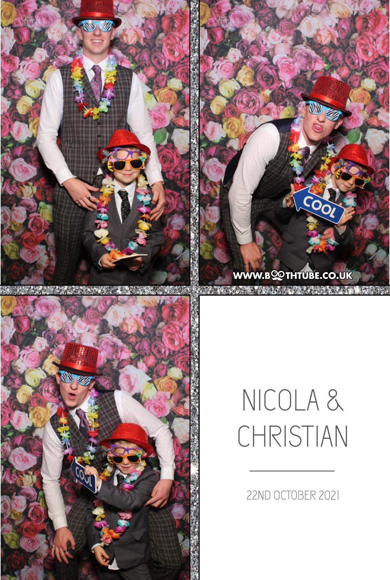 Nicola and Christian | View more photos from the event at gallery.boothtube.co.uk/u/BoothtubeLtd/Nicola-and-Christian