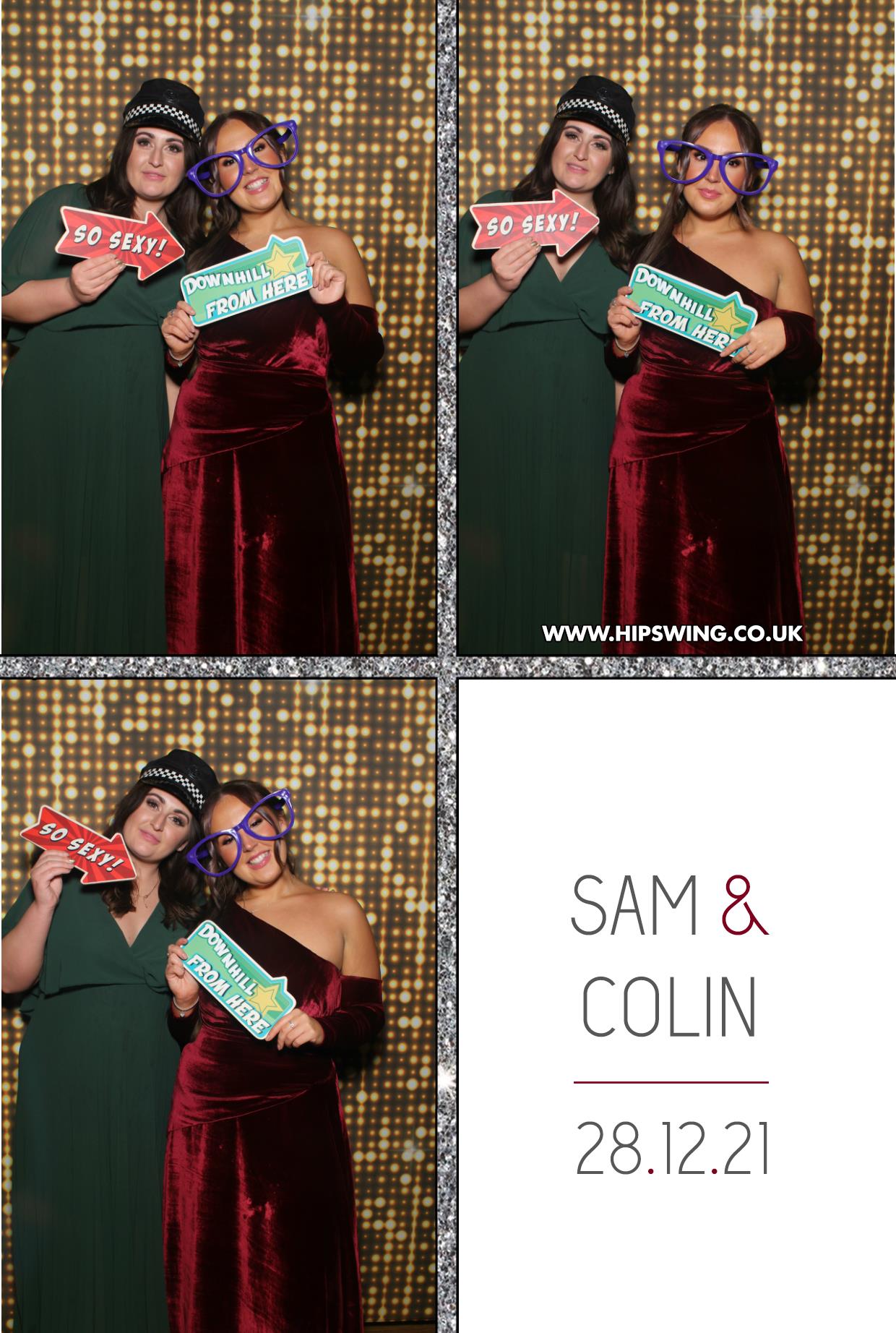 Sam and Colin | View more photos from the event at gallery.boothtube.co.uk/u/BoothtubeLtd/Sam-and-Colin