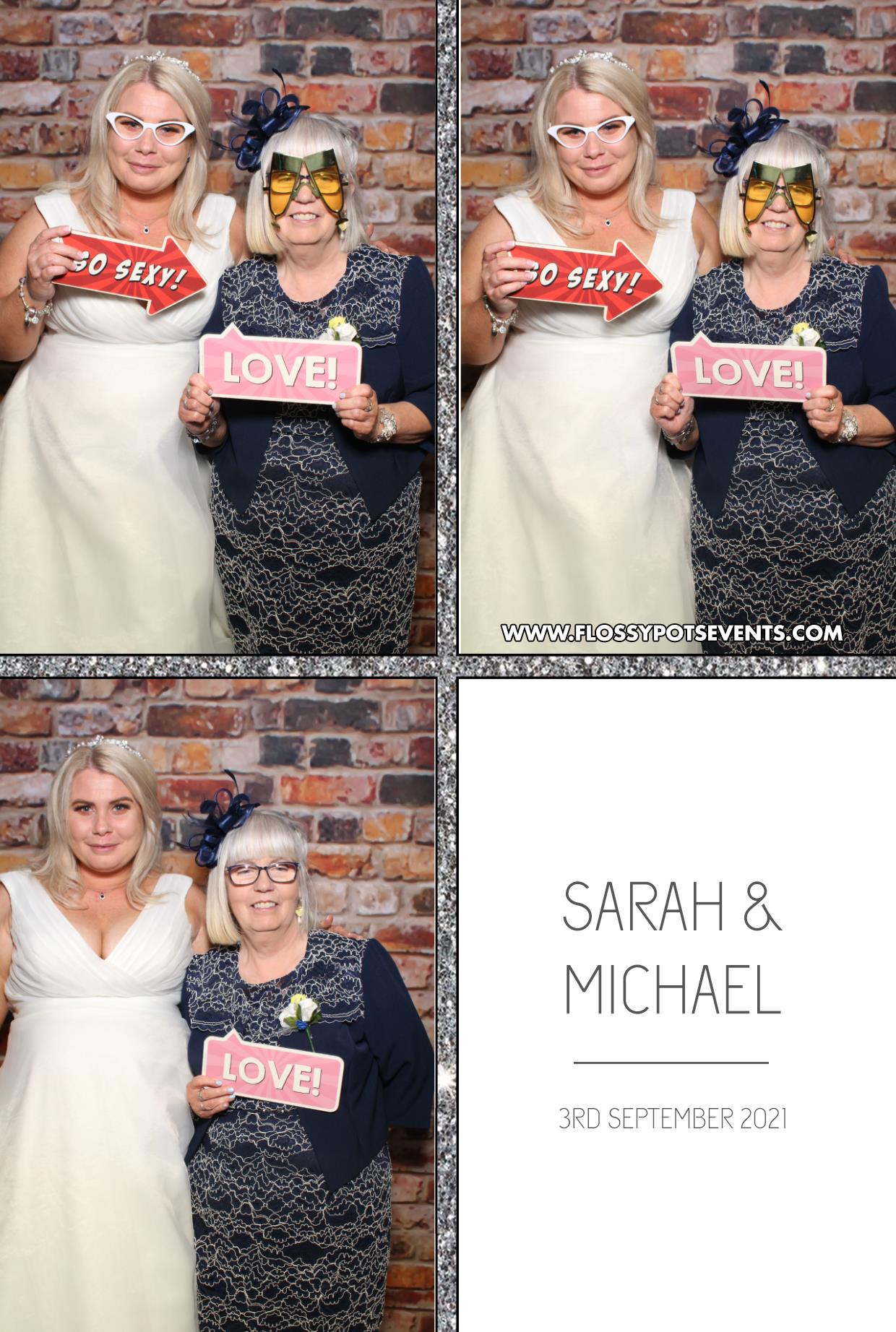 Sarah & Michael | View more photos from the event at gallery.boothtube.co.uk/u/BoothtubeLtd/Sarah-Michael