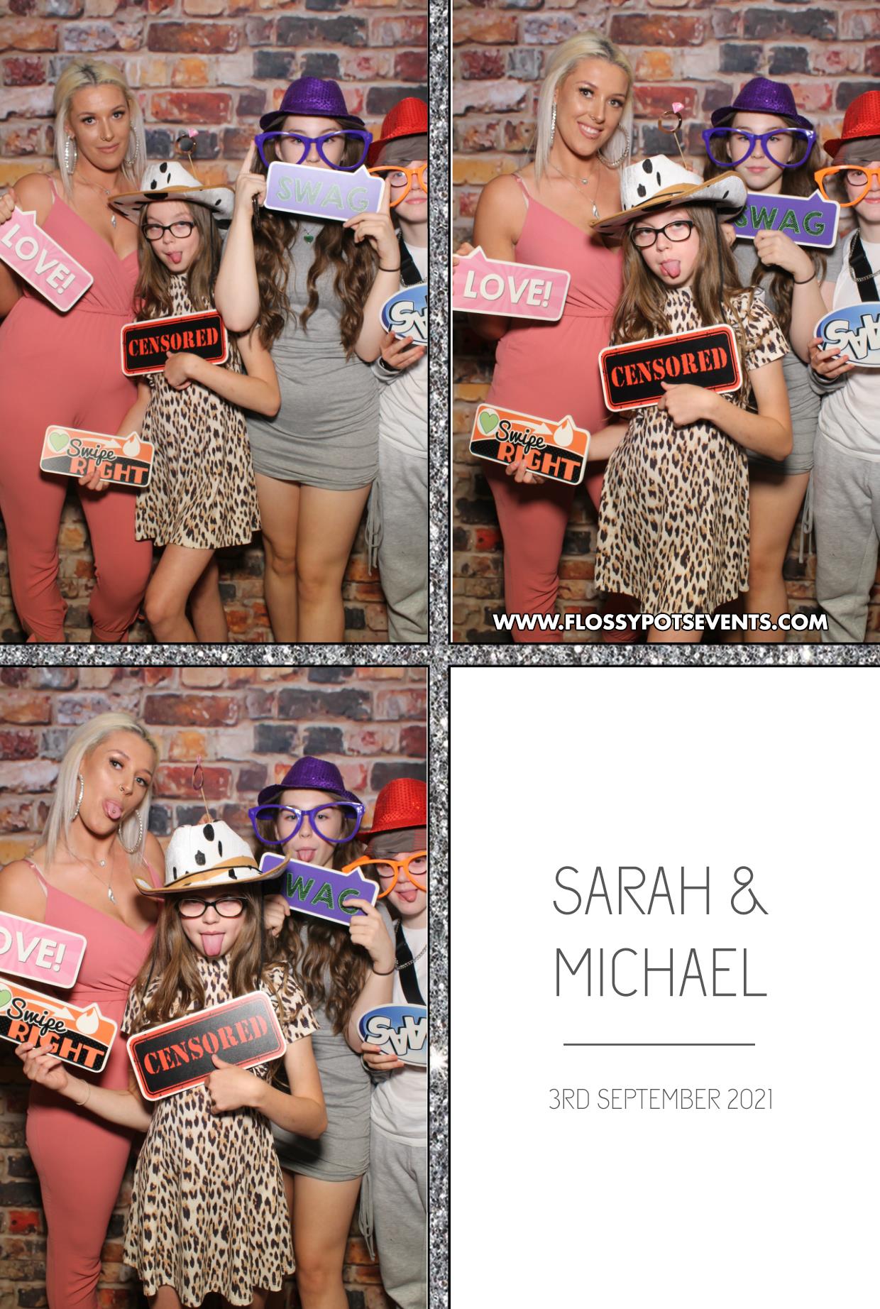 Sarah & Michael | View more photos from the event at gallery.boothtube.co.uk/u/BoothtubeLtd/Sarah-Michael