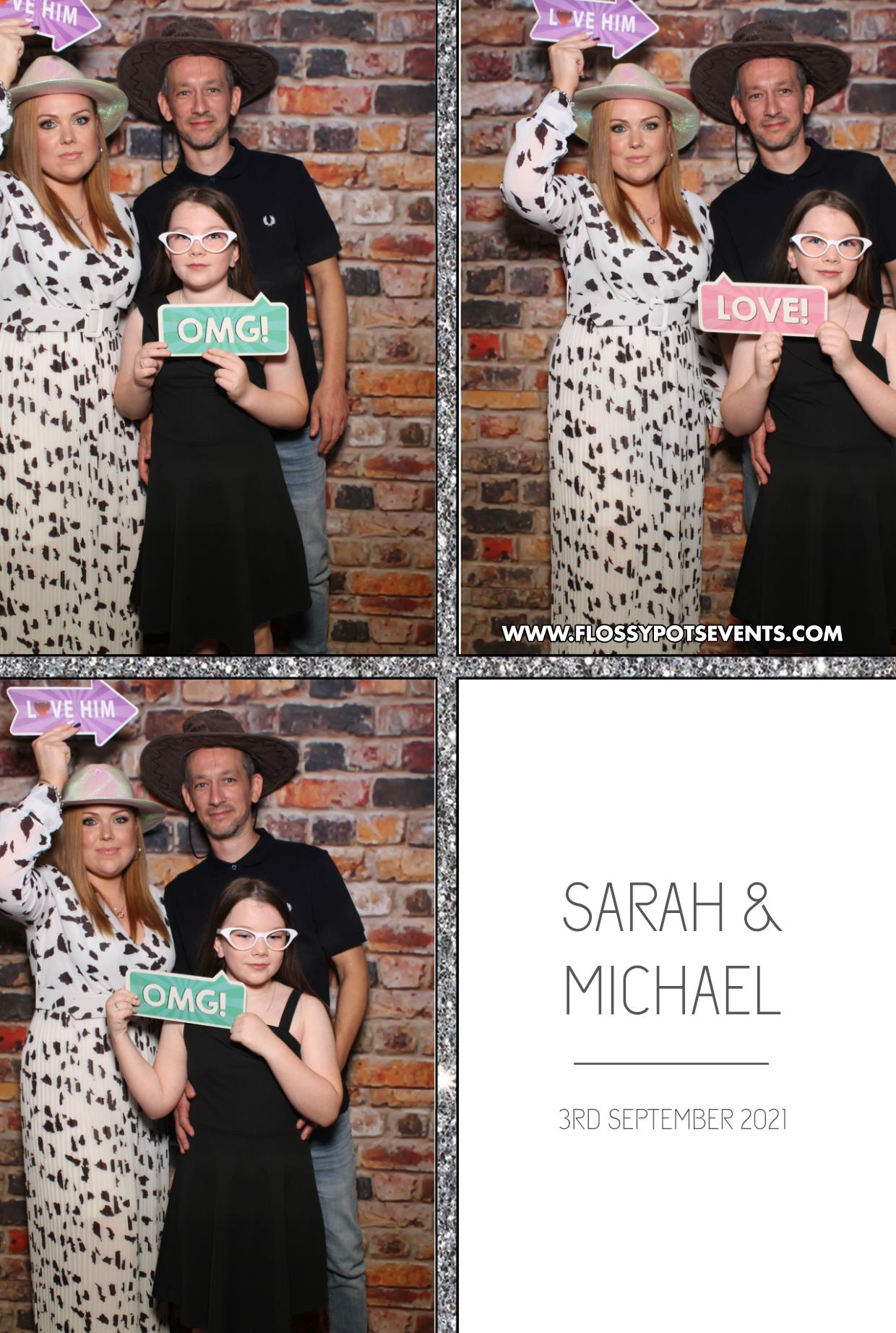 Sarah & Michael | View more photos from the event at gallery.boothtube.co.uk/u/BoothtubeLtd/Sarah-Michael