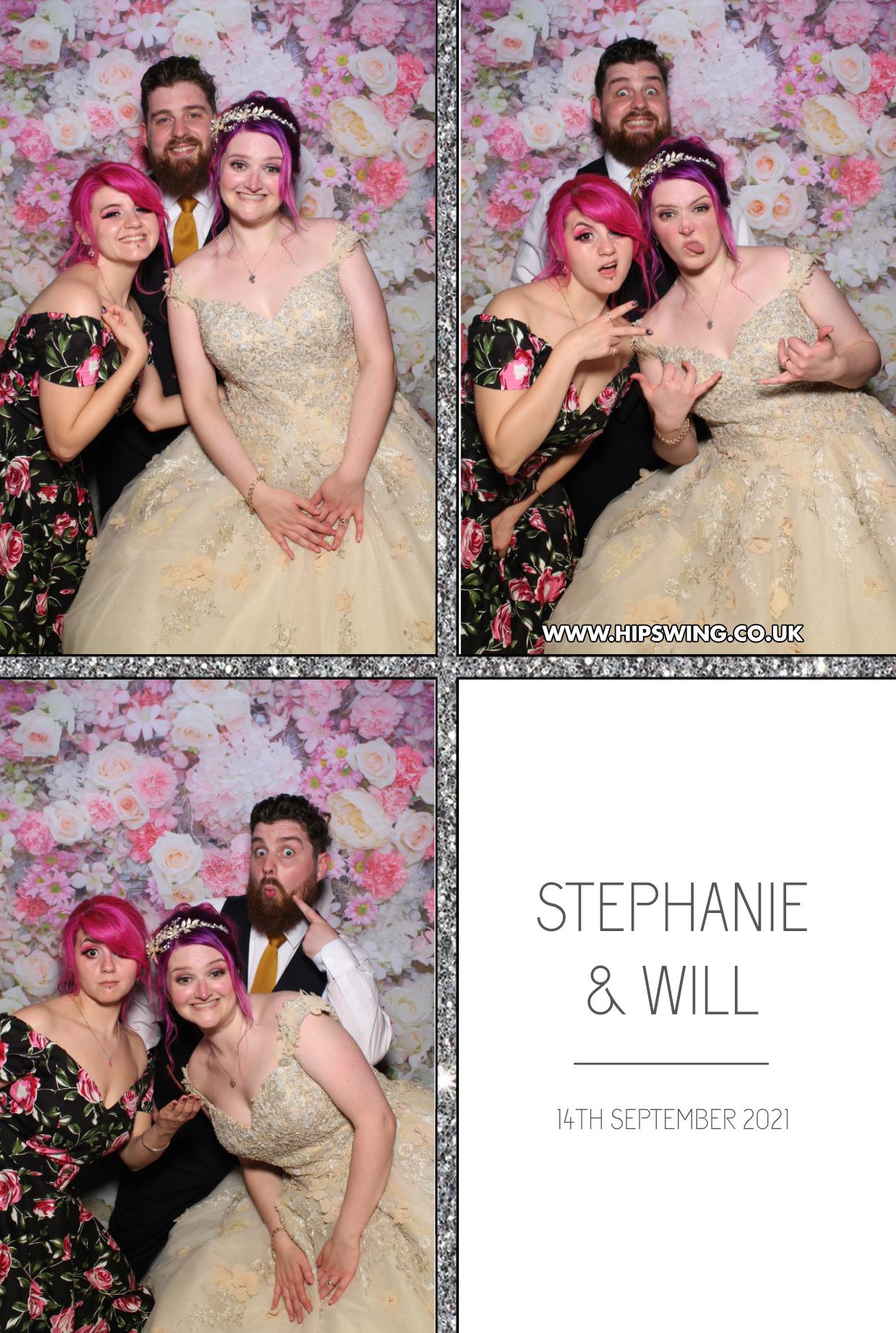 Stephanie & Will | View more photos from the event at gallery.boothtube.co.uk/u/BoothtubeLtd/Stephanie-Will