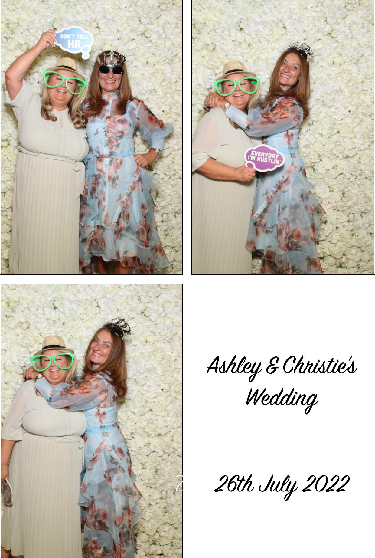 Ashley & Christie's Wedding  | View more photos from the event at gallery.boothtube.co.uk/u/BoothtubeLtd/Ashley-Christies-Wedding