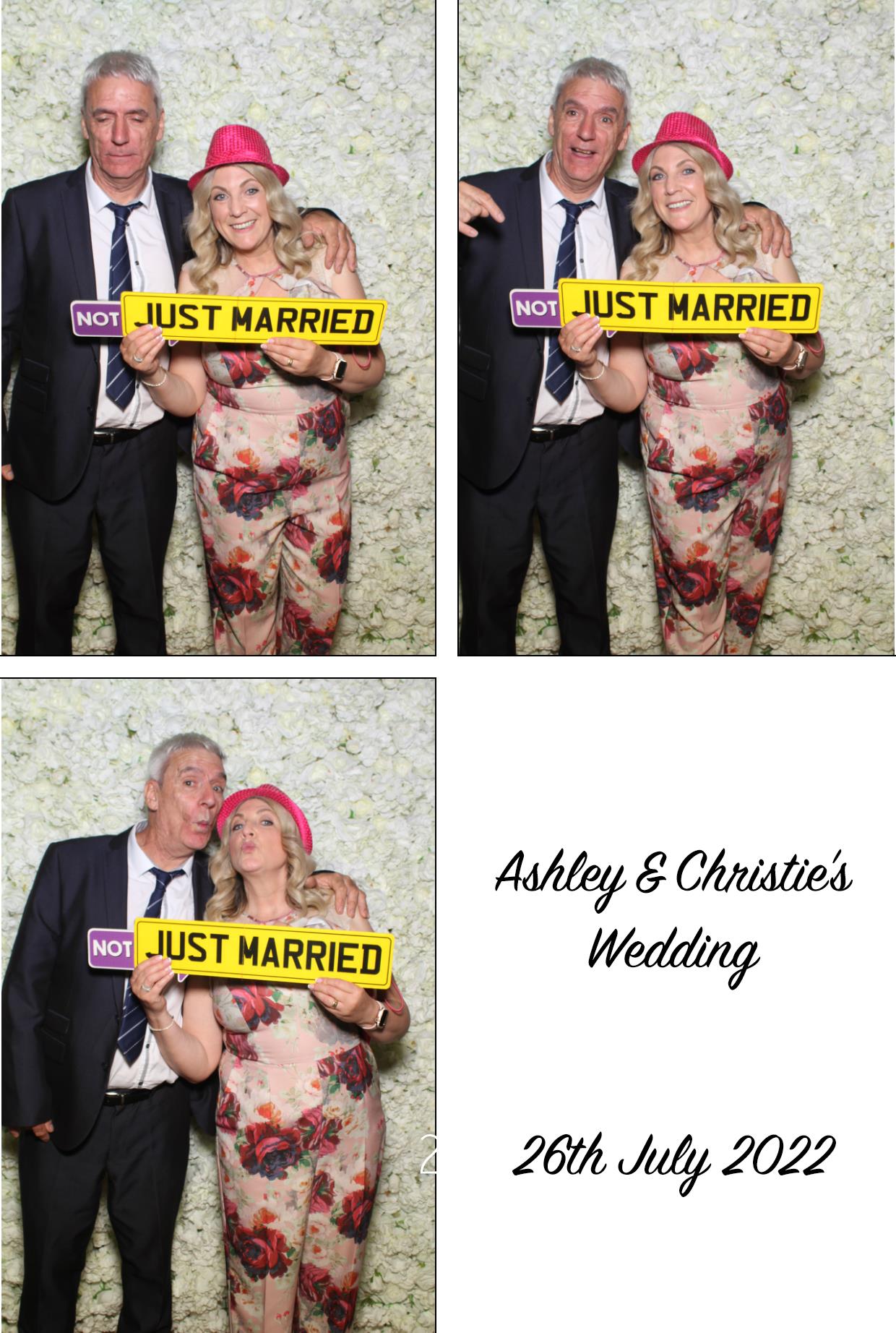 Ashley & Christie's Wedding  | View more photos from the event at gallery.boothtube.co.uk/u/BoothtubeLtd/Ashley-Christies-Wedding