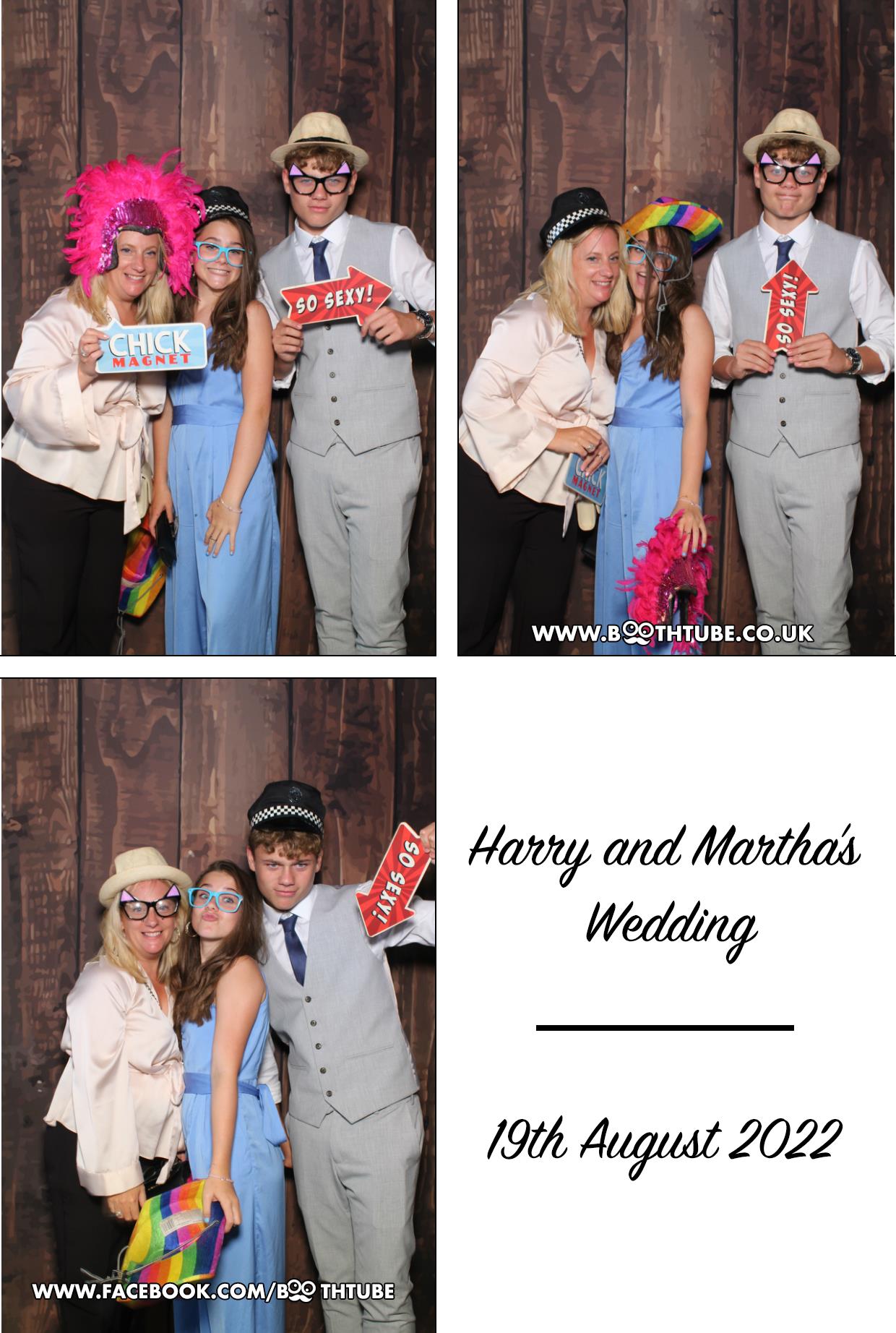 Harry & Martha's Wedding | View more photos from the event at gallery.boothtube.co.uk/u/BoothtubeLtd/Harry-Marthas-Wedding