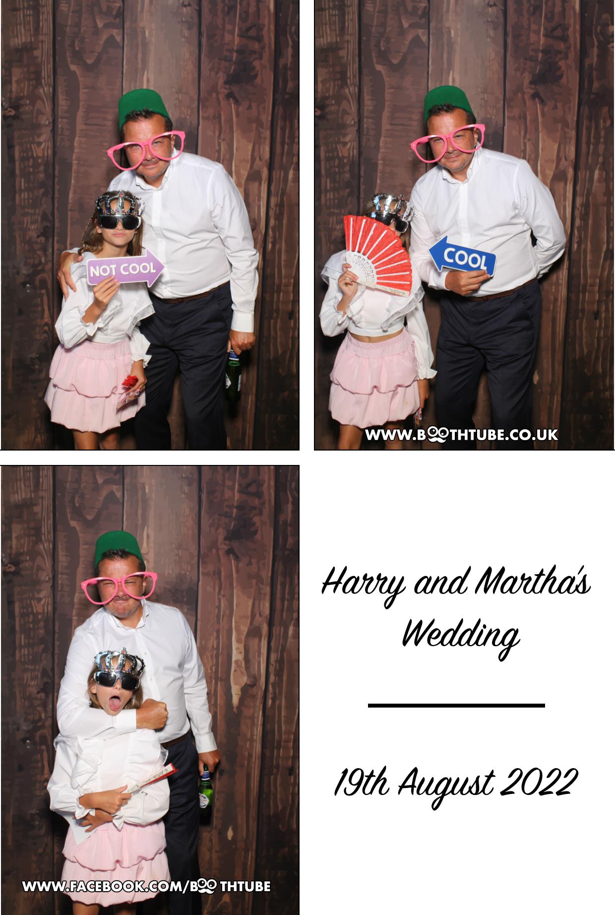 Harry & Martha's Wedding | View more photos from the event at gallery.boothtube.co.uk/u/BoothtubeLtd/Harry-Marthas-Wedding