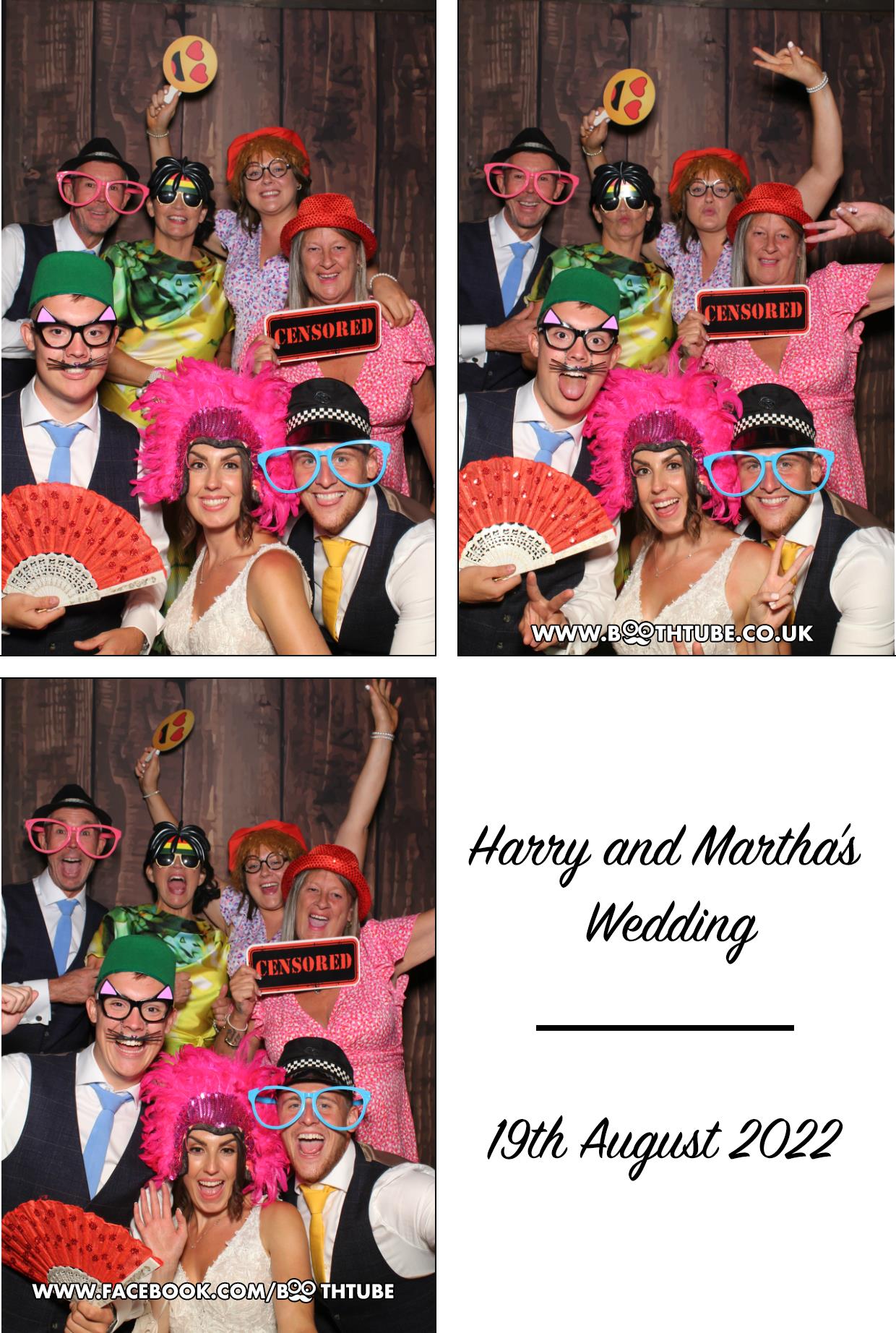 Harry & Martha's Wedding | View more photos from the event at gallery.boothtube.co.uk/u/BoothtubeLtd/Harry-Marthas-Wedding