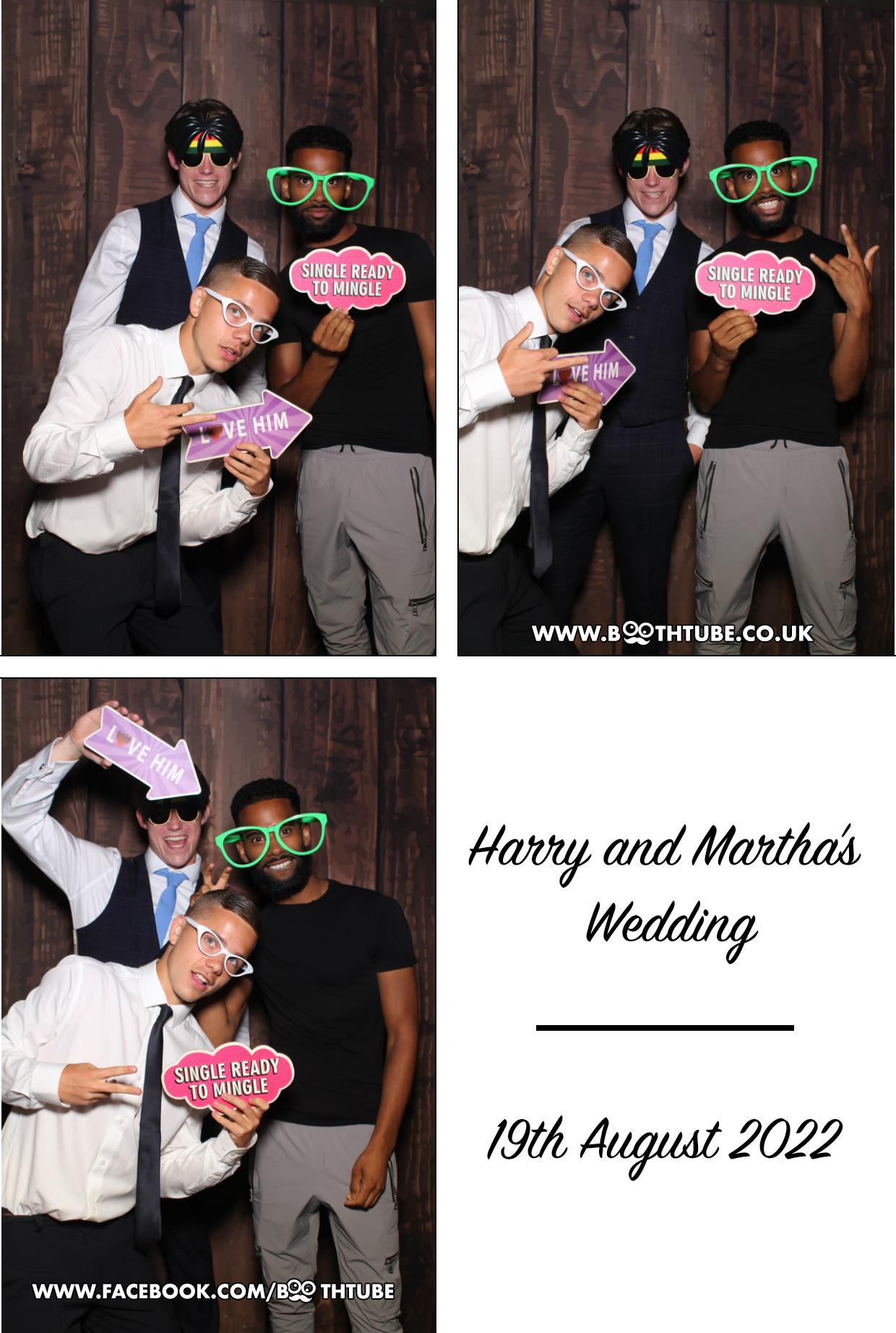 Harry & Martha's Wedding | View more photos from the event at gallery.boothtube.co.uk/u/BoothtubeLtd/Harry-Marthas-Wedding