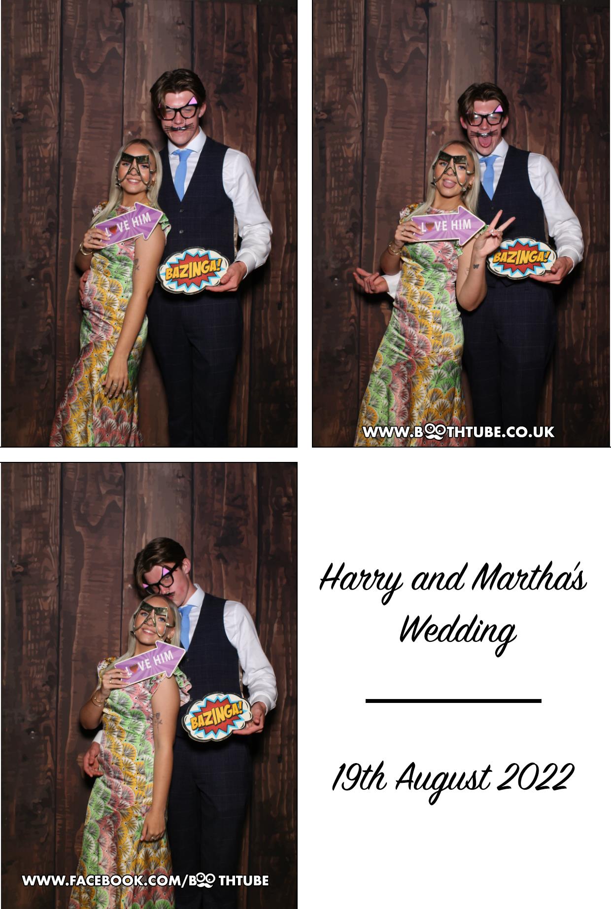 Harry & Martha's Wedding | View more photos from the event at gallery.boothtube.co.uk/u/BoothtubeLtd/Harry-Marthas-Wedding