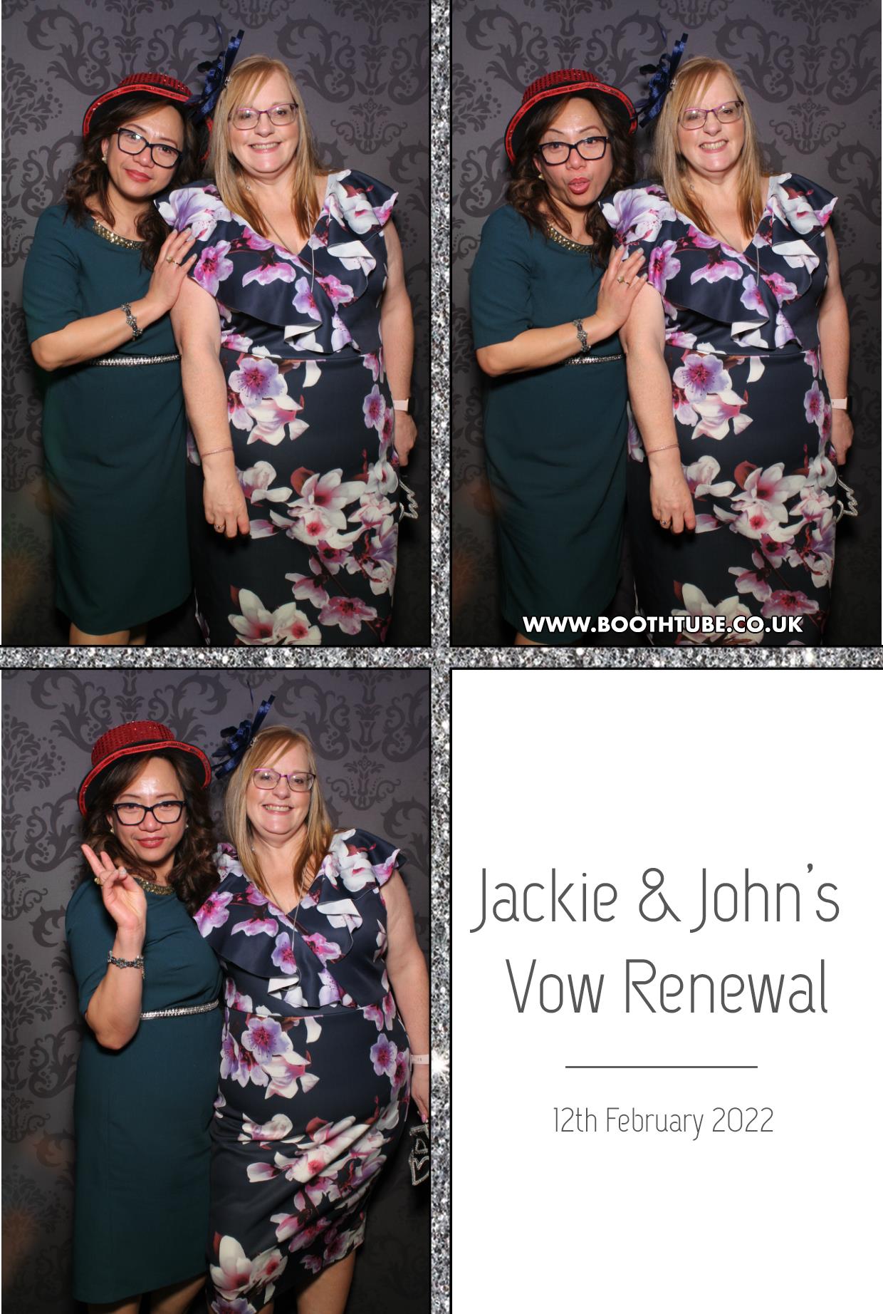 Jackie and John's Vow Renewal | View more photos from the event at gallery.boothtube.co.uk/u/BoothtubeLtd/Jackie-and-Johns-Vow-Renewal