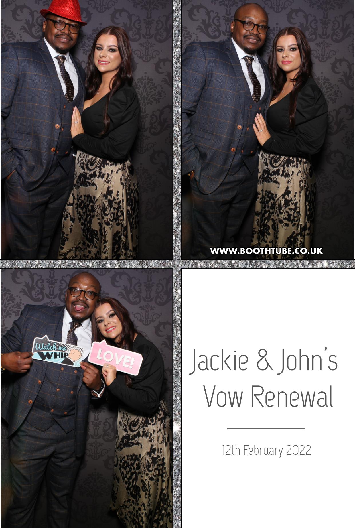 Jackie and John's Vow Renewal | View more photos from the event at gallery.boothtube.co.uk/u/BoothtubeLtd/Jackie-and-Johns-Vow-Renewal