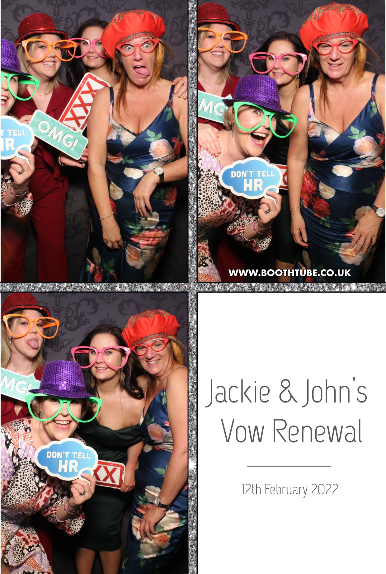 Jackie and John's Vow Renewal | View more photos from the event at gallery.boothtube.co.uk/u/BoothtubeLtd/Jackie-and-Johns-Vow-Renewal