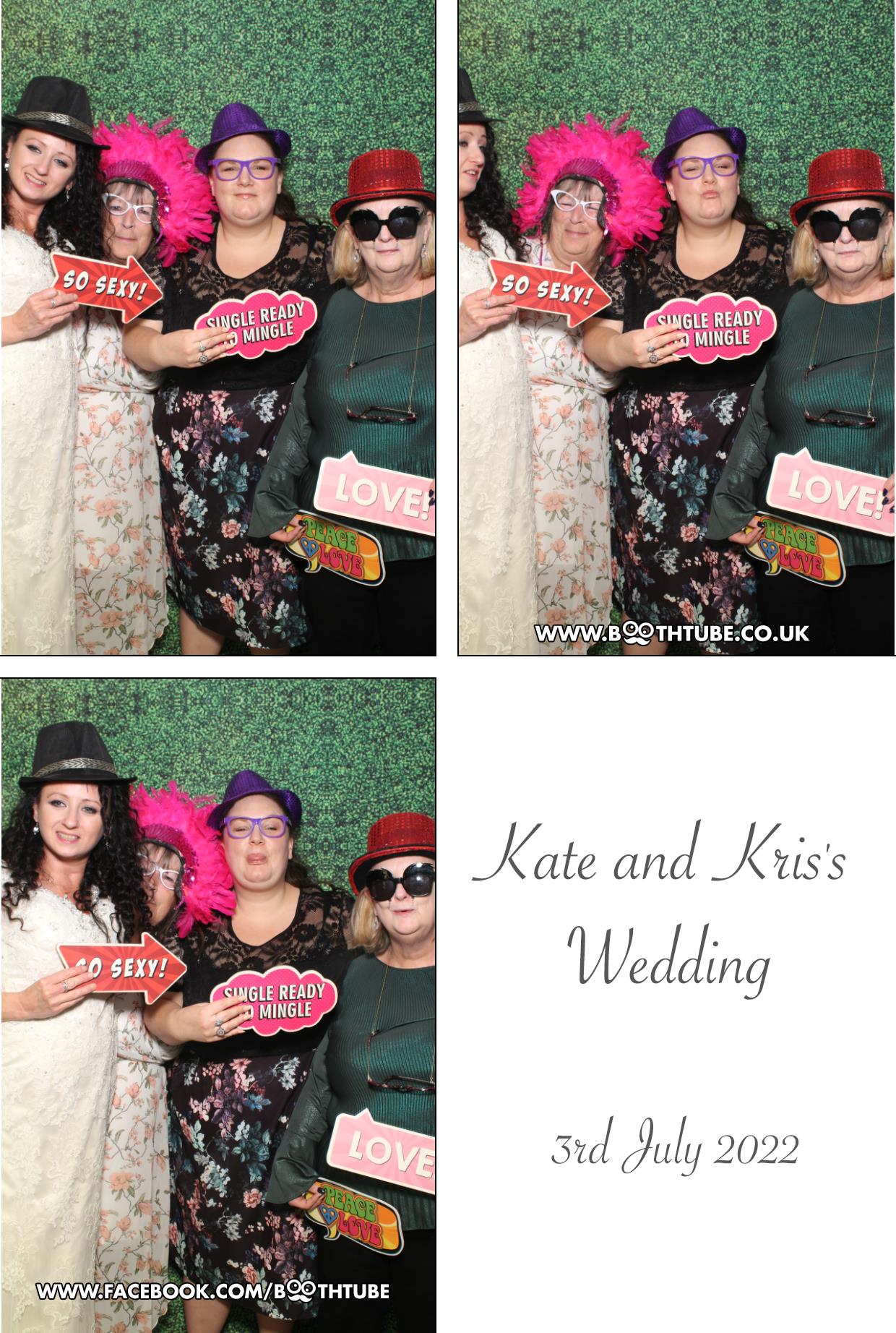 Kate & Kris's Wedding | View more photos from the event at gallery.boothtube.co.uk/u/BoothtubeLtd/Kate-Kriss-Wedding