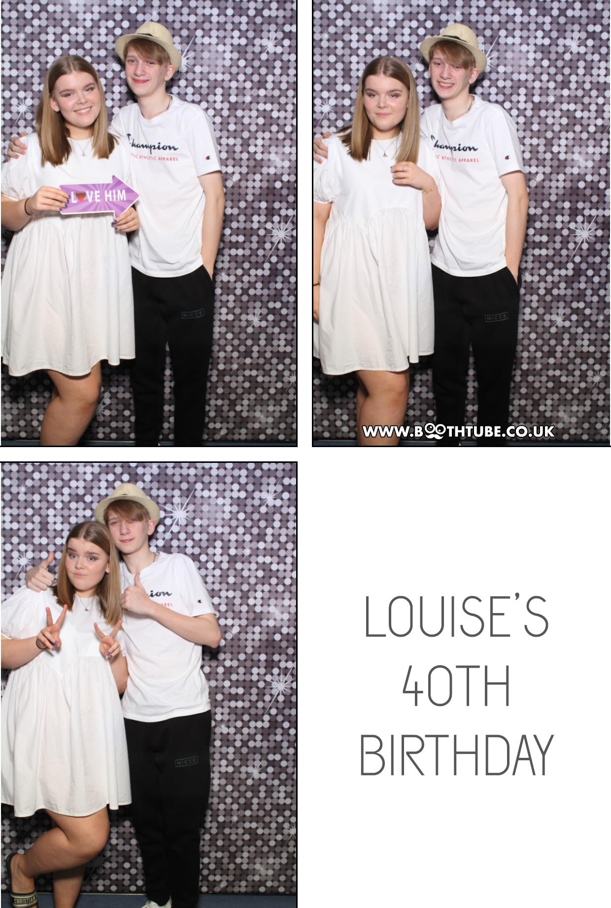 Louise's 40th Birthday | View more photos from the event at gallery.boothtube.co.uk/u/BoothtubeLtd/Louises-40th-Birthday