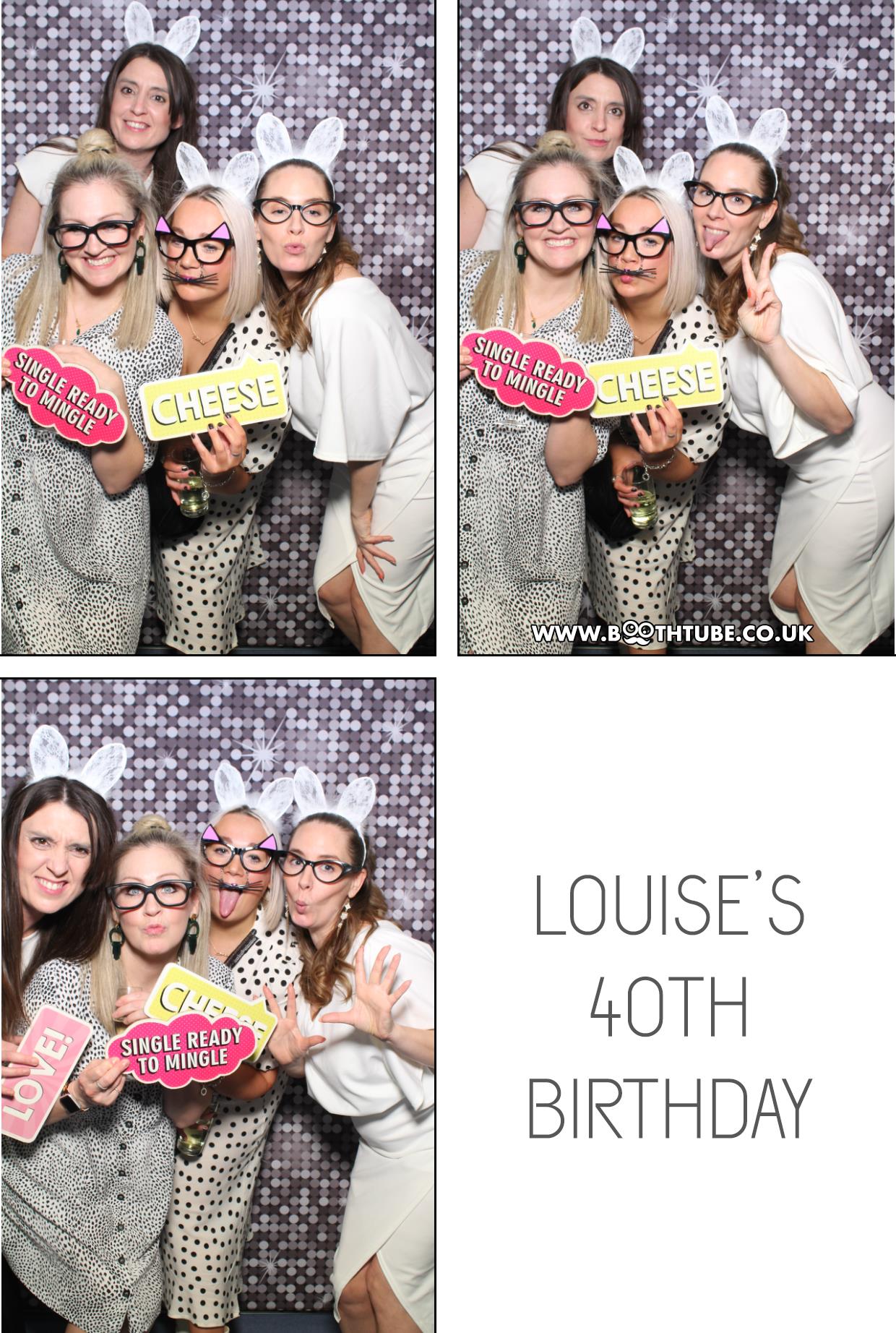 Louise's 40th Birthday | View more photos from the event at gallery.boothtube.co.uk/u/BoothtubeLtd/Louises-40th-Birthday