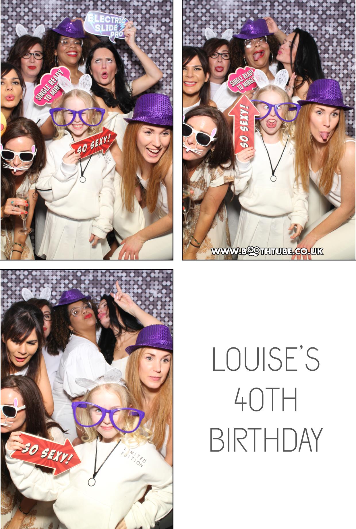 Louise's 40th Birthday | View more photos from the event at gallery.boothtube.co.uk/u/BoothtubeLtd/Louises-40th-Birthday