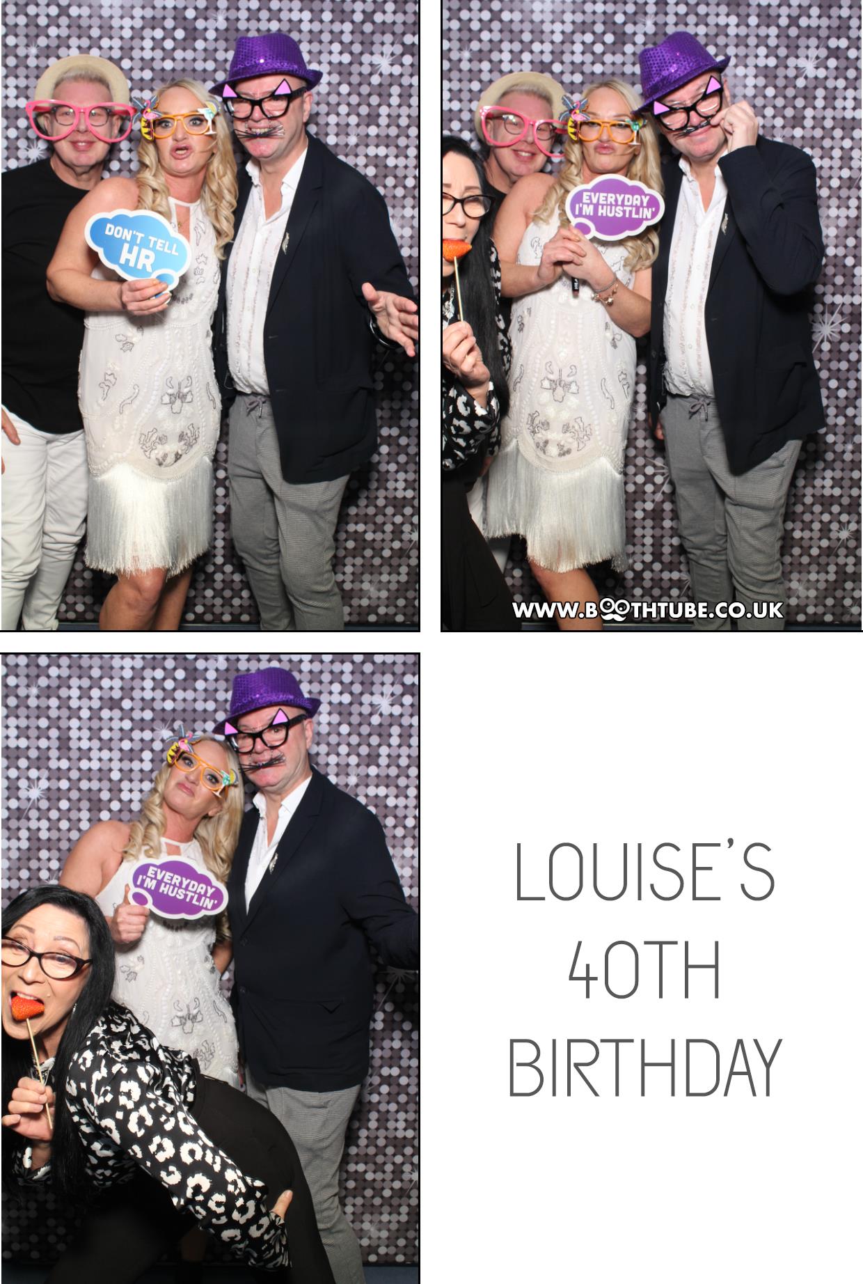 Louise's 40th Birthday | View more photos from the event at gallery.boothtube.co.uk/u/BoothtubeLtd/Louises-40th-Birthday