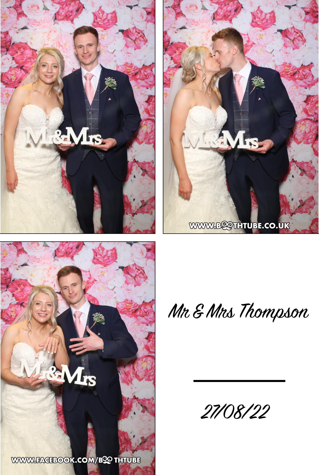 Mr & Mrs Thompson's Wedding | View more photos from the event at gallery.boothtube.co.uk/u/BoothtubeLtd/Mr-Mrs-Thompsons-Wedding