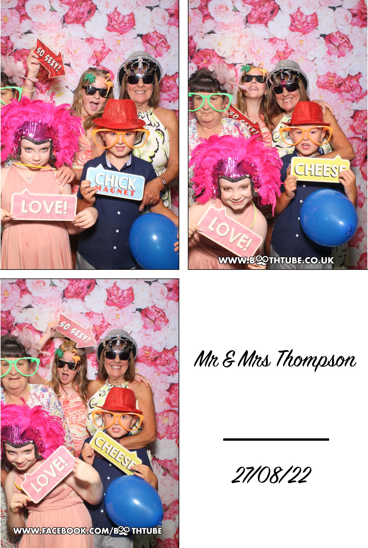 Mr & Mrs Thompson's Wedding | View more photos from the event at gallery.boothtube.co.uk/u/BoothtubeLtd/Mr-Mrs-Thompsons-Wedding