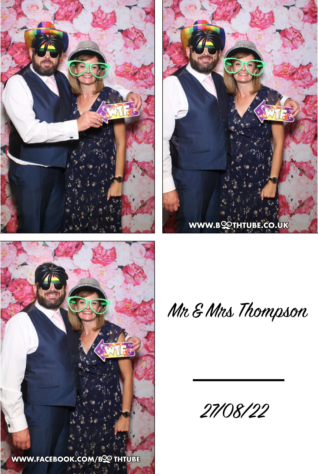 Mr & Mrs Thompson's Wedding | View more photos from the event at gallery.boothtube.co.uk/u/BoothtubeLtd/Mr-Mrs-Thompsons-Wedding