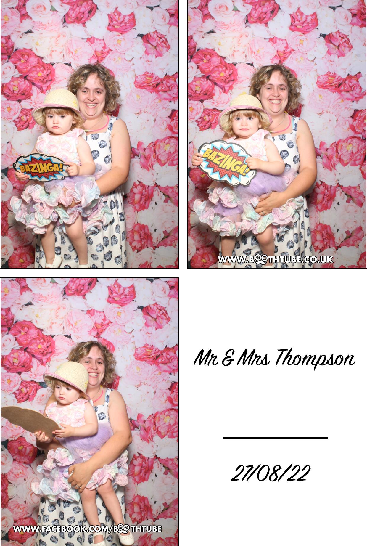 Mr & Mrs Thompson's Wedding | View more photos from the event at gallery.boothtube.co.uk/u/BoothtubeLtd/Mr-Mrs-Thompsons-Wedding