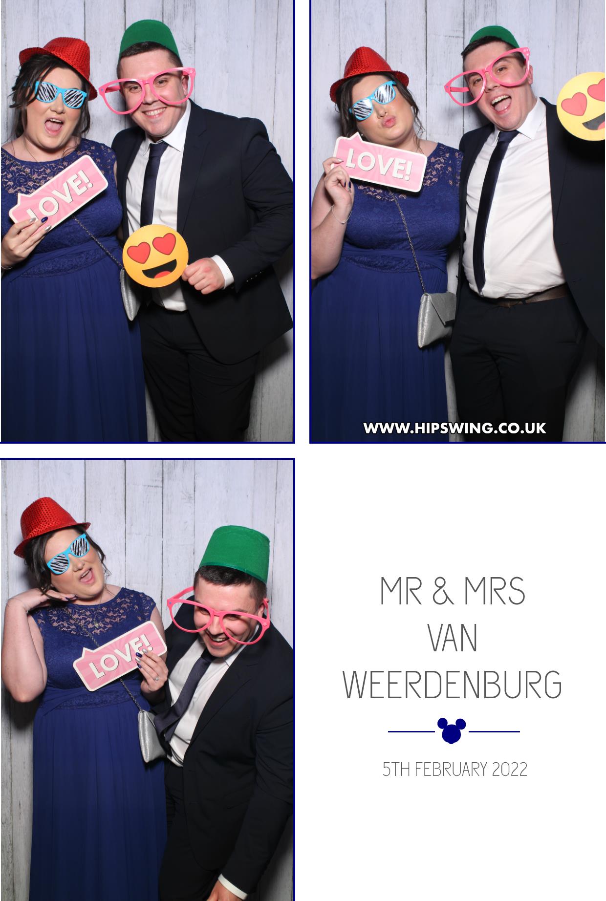 Mr & Mrs Weerdenburg | View more photos from the event at gallery.boothtube.co.uk/u/BoothtubeLtd/Mr-Mrs-Weerdenburg