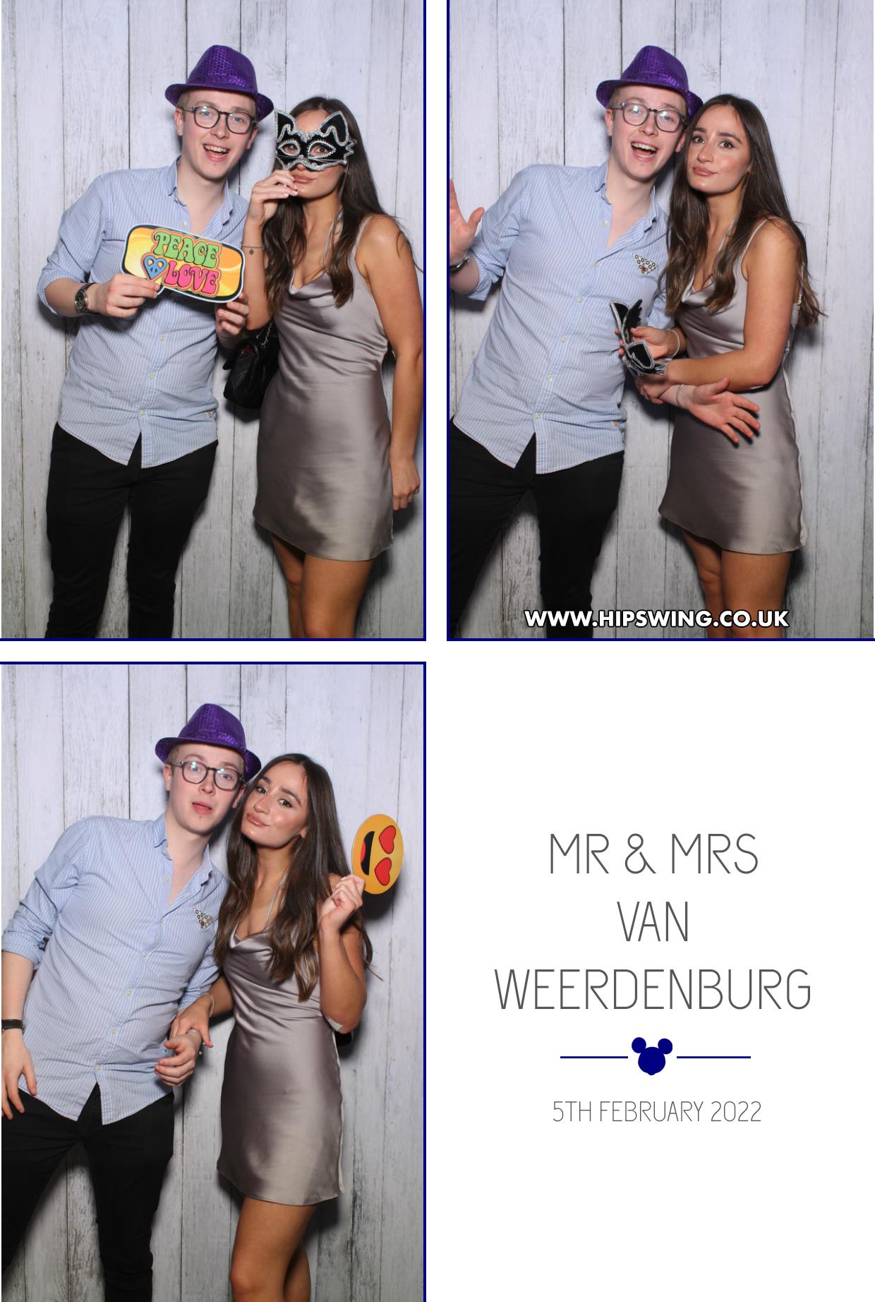 Mr & Mrs Weerdenburg | View more photos from the event at gallery.boothtube.co.uk/u/BoothtubeLtd/Mr-Mrs-Weerdenburg