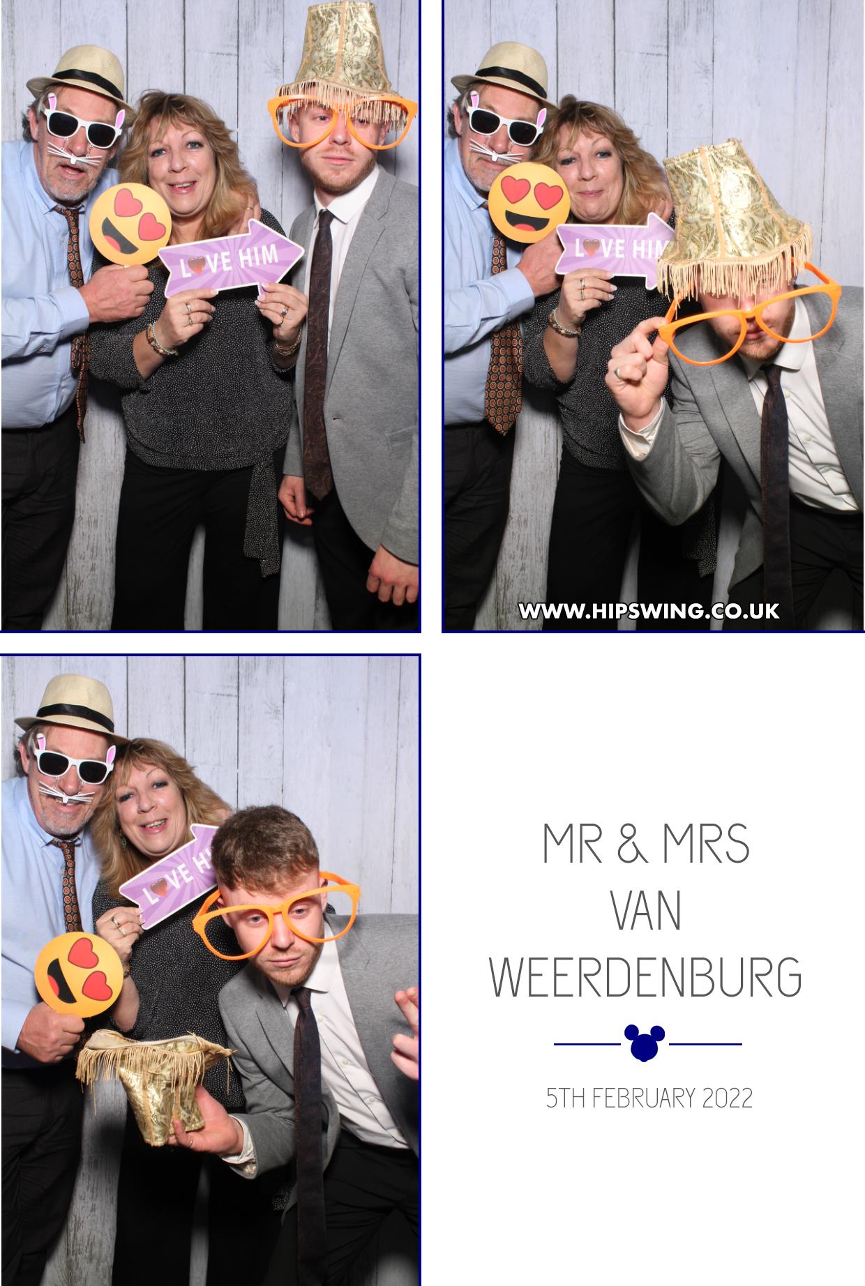 Mr & Mrs Weerdenburg | View more photos from the event at gallery.boothtube.co.uk/u/BoothtubeLtd/Mr-Mrs-Weerdenburg