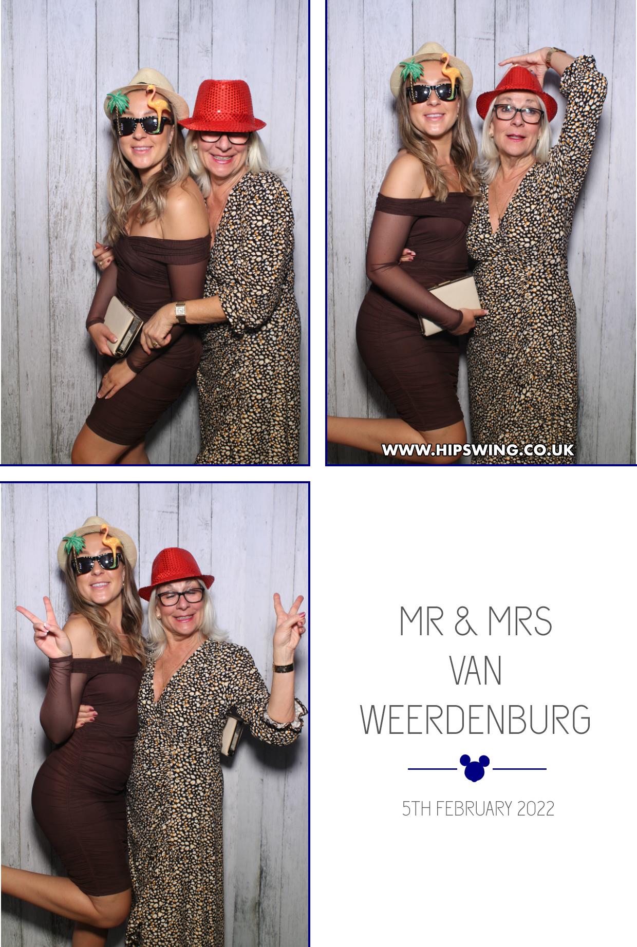 Mr & Mrs Weerdenburg | View more photos from the event at gallery.boothtube.co.uk/u/BoothtubeLtd/Mr-Mrs-Weerdenburg