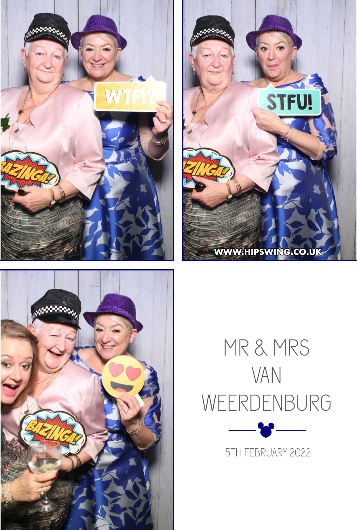 Mr & Mrs Weerdenburg | View more photos from the event at gallery.boothtube.co.uk/u/BoothtubeLtd/Mr-Mrs-Weerdenburg