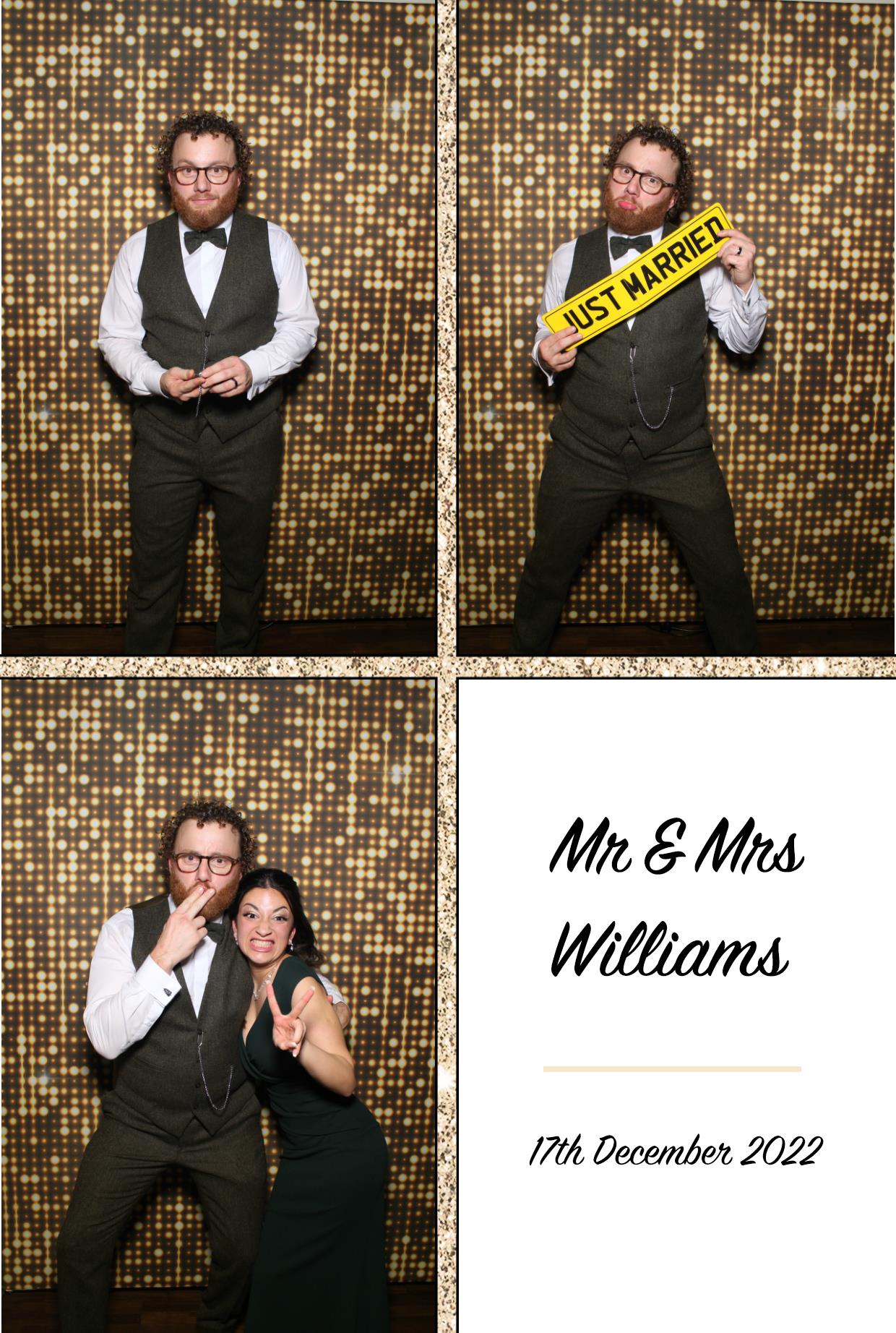 Mr & Mrs Williams | View more photos from the event at gallery.boothtube.co.uk/u/BoothtubeLtd/Mr-Mrs-Williams