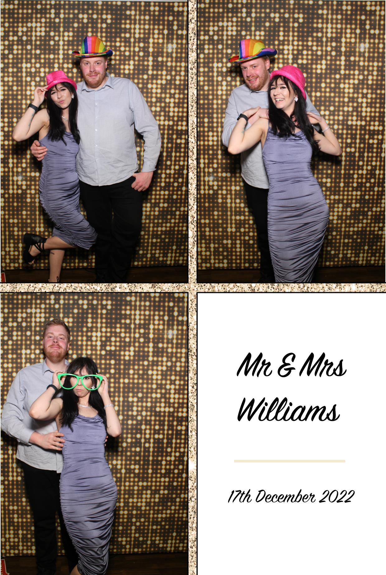 Mr & Mrs Williams | View more photos from the event at gallery.boothtube.co.uk/u/BoothtubeLtd/Mr-Mrs-Williams